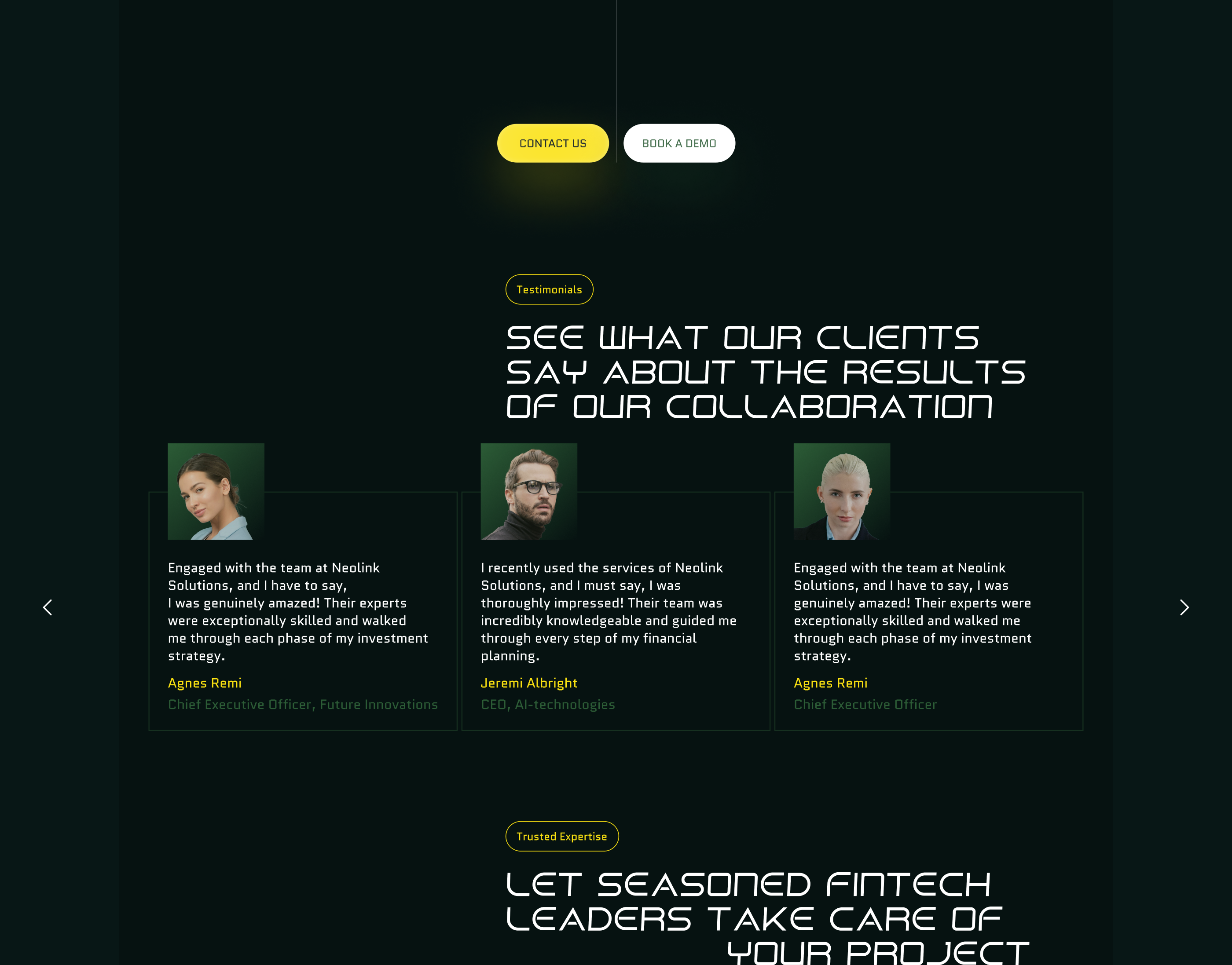 CORPORATE LANDING WEBSITE NEOLINK — Изображение №9 — Интерфейсы, Анимация на Dprofile