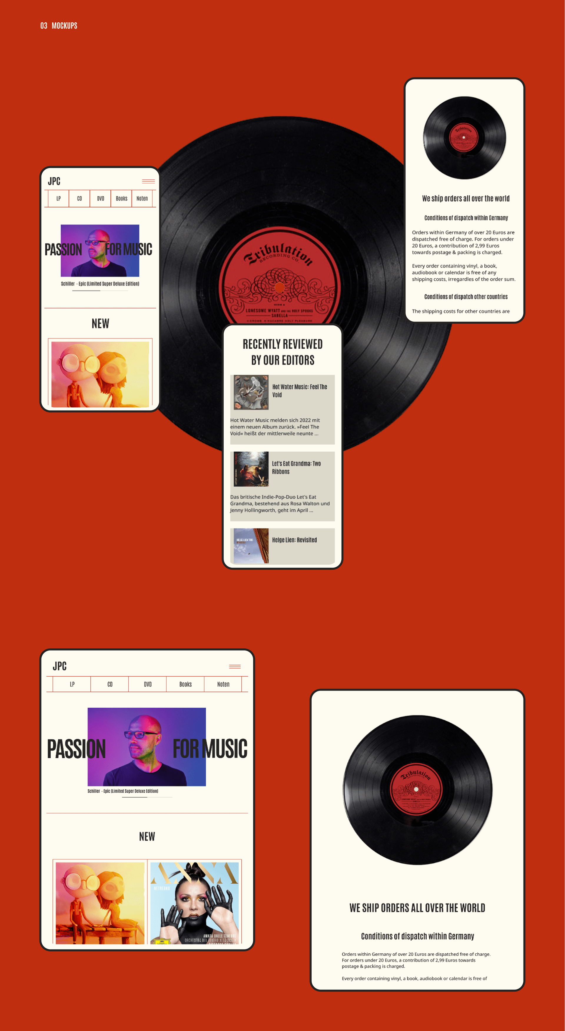 Redesign Passion for Music — Изображение №3 — Интерфейсы, Анимация на Dprofile