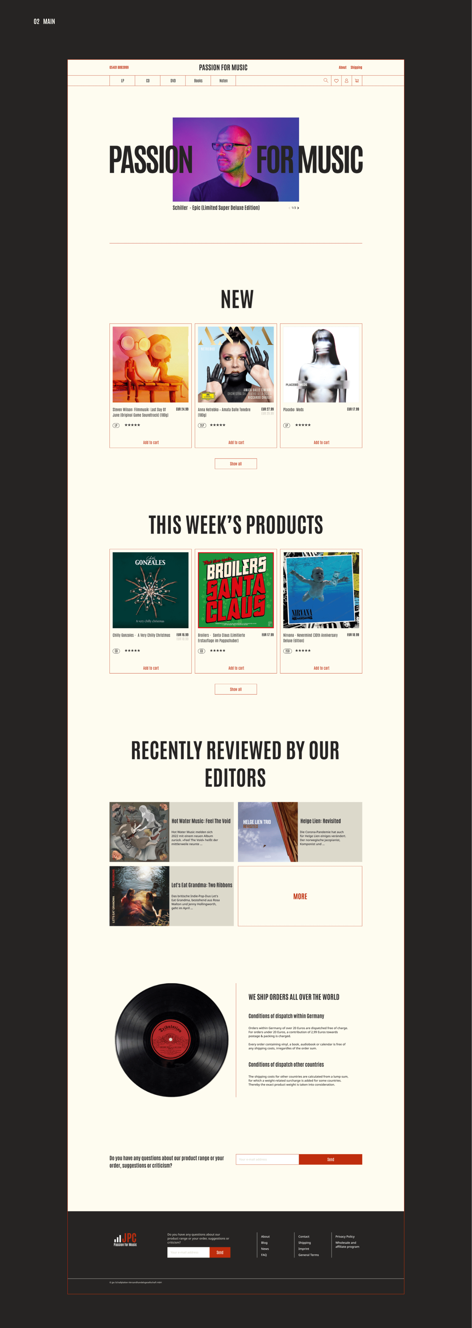Redesign Passion for Music — Изображение №2 — Интерфейсы, Анимация на Dprofile