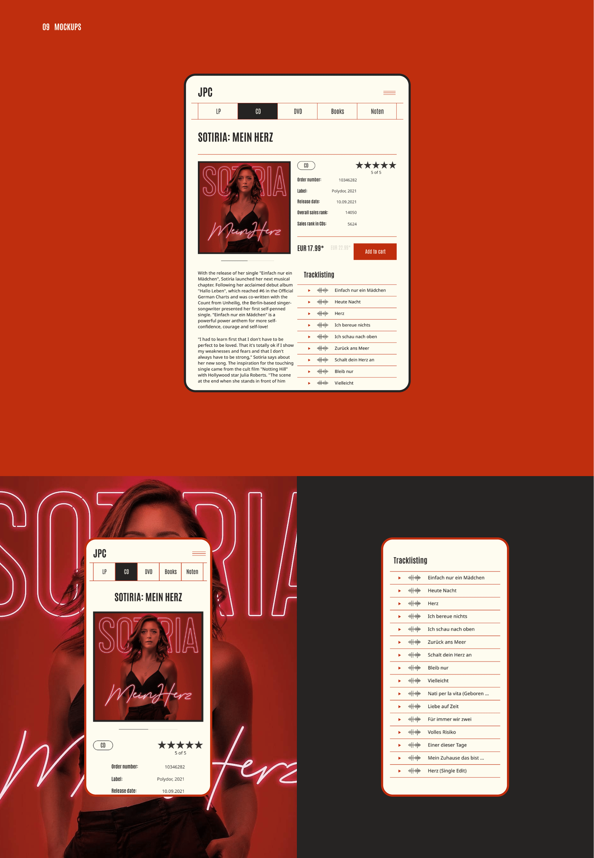 Redesign Passion for Music — Изображение №8 — Интерфейсы, Анимация на Dprofile
