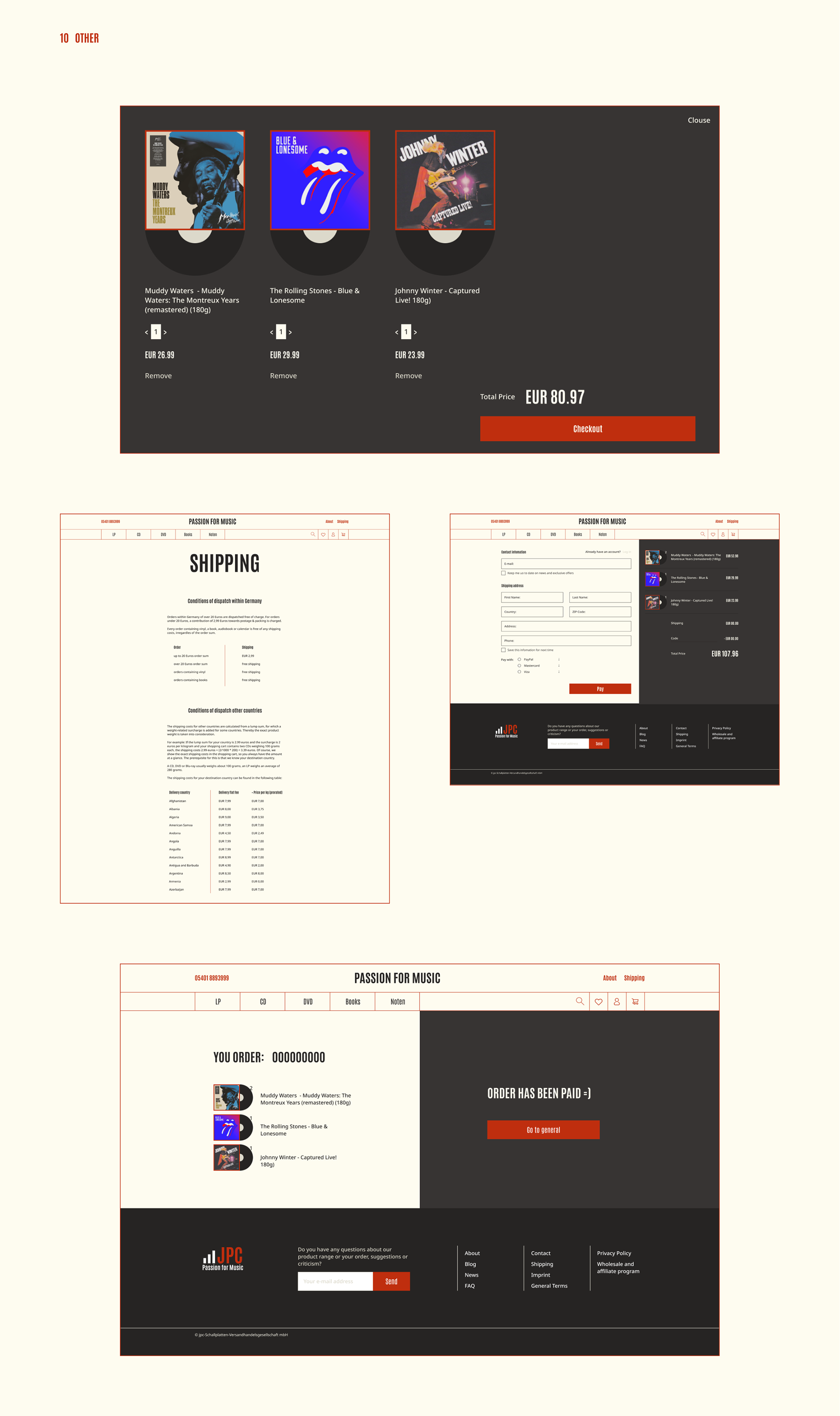 Redesign Passion for Music — Изображение №9 — Интерфейсы, Анимация на Dprofile