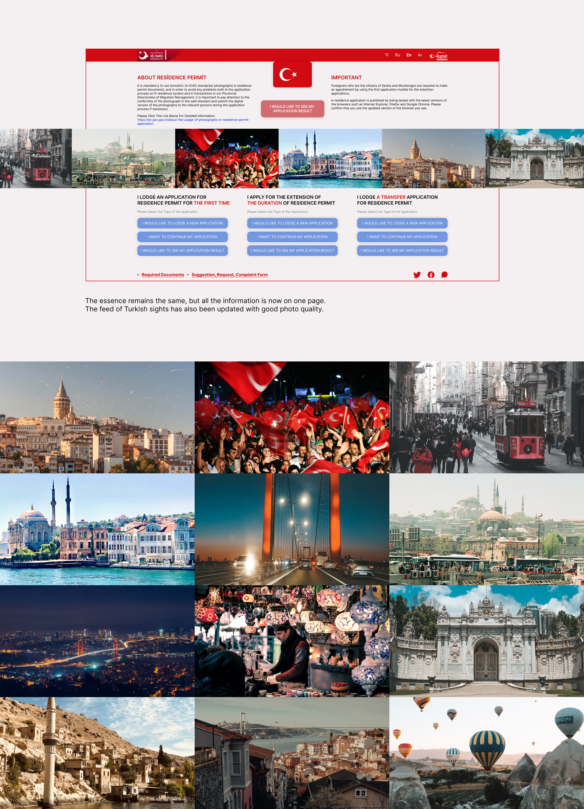 Website of the migration service, redesign — Изображение №3 — Интерфейсы, Брендинг на Dprofile