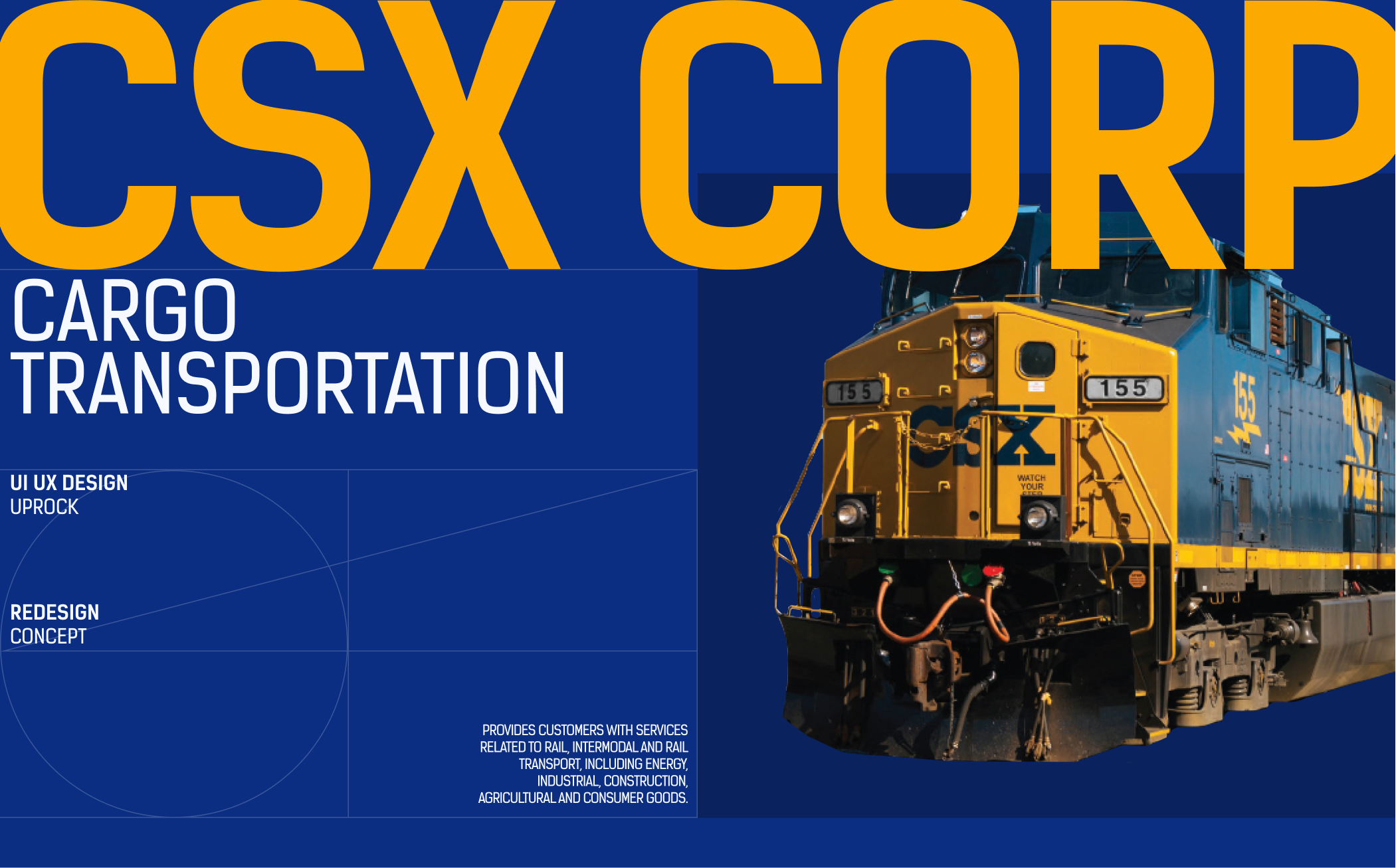 REDESIGN WEBSITE CSX Cargo transportation — Изображение №1 — Интерфейсы, Брендинг на Dprofile