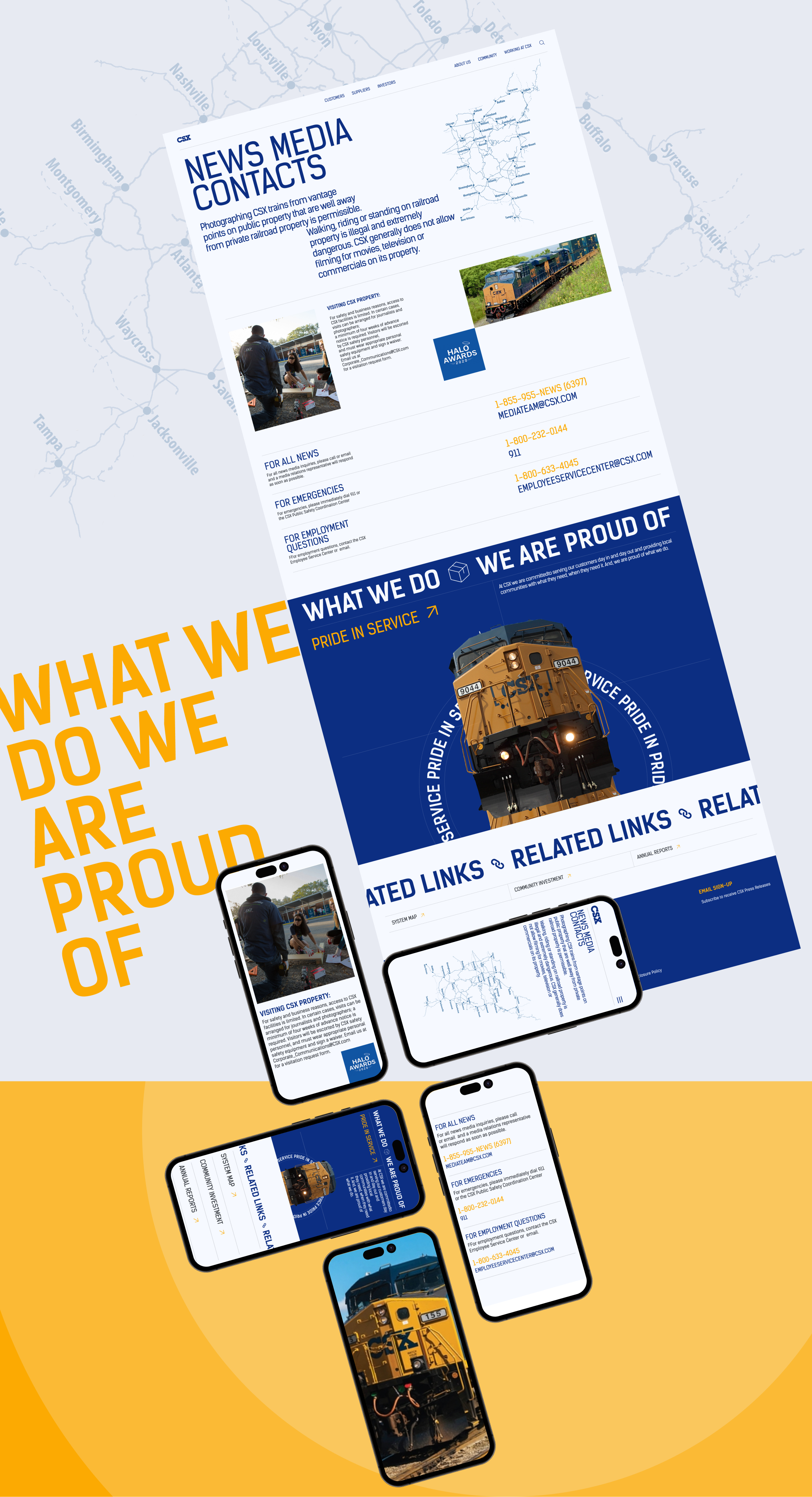 REDESIGN WEBSITE CSX Cargo transportation — Изображение №6 — Интерфейсы, Брендинг на Dprofile