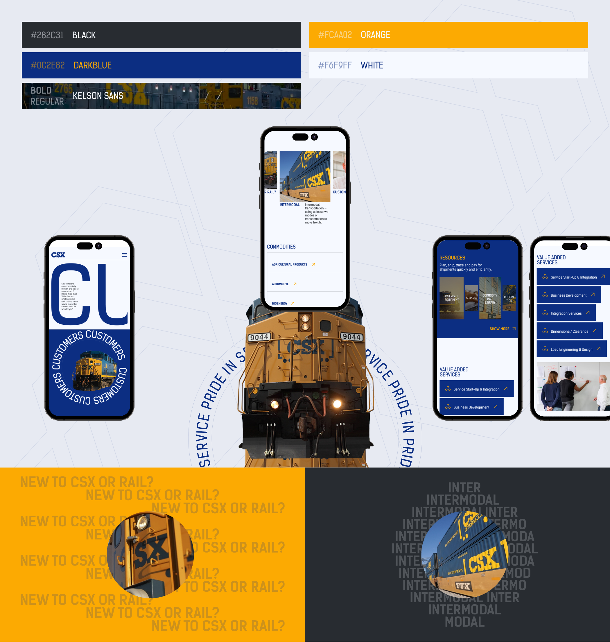 REDESIGN WEBSITE CSX Cargo transportation — Изображение №3 — Интерфейсы, Брендинг на Dprofile