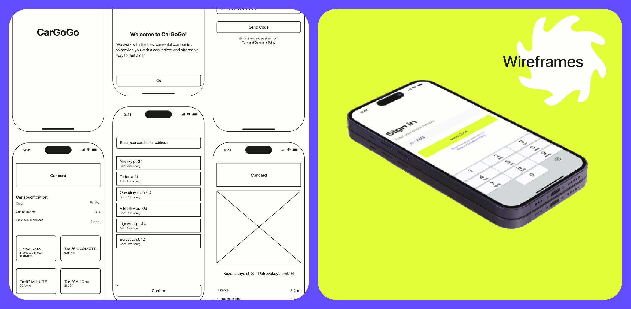 CAR-SHARING CARGOGO - mobile app — Изображение №7 — Интерфейсы на Dprofile