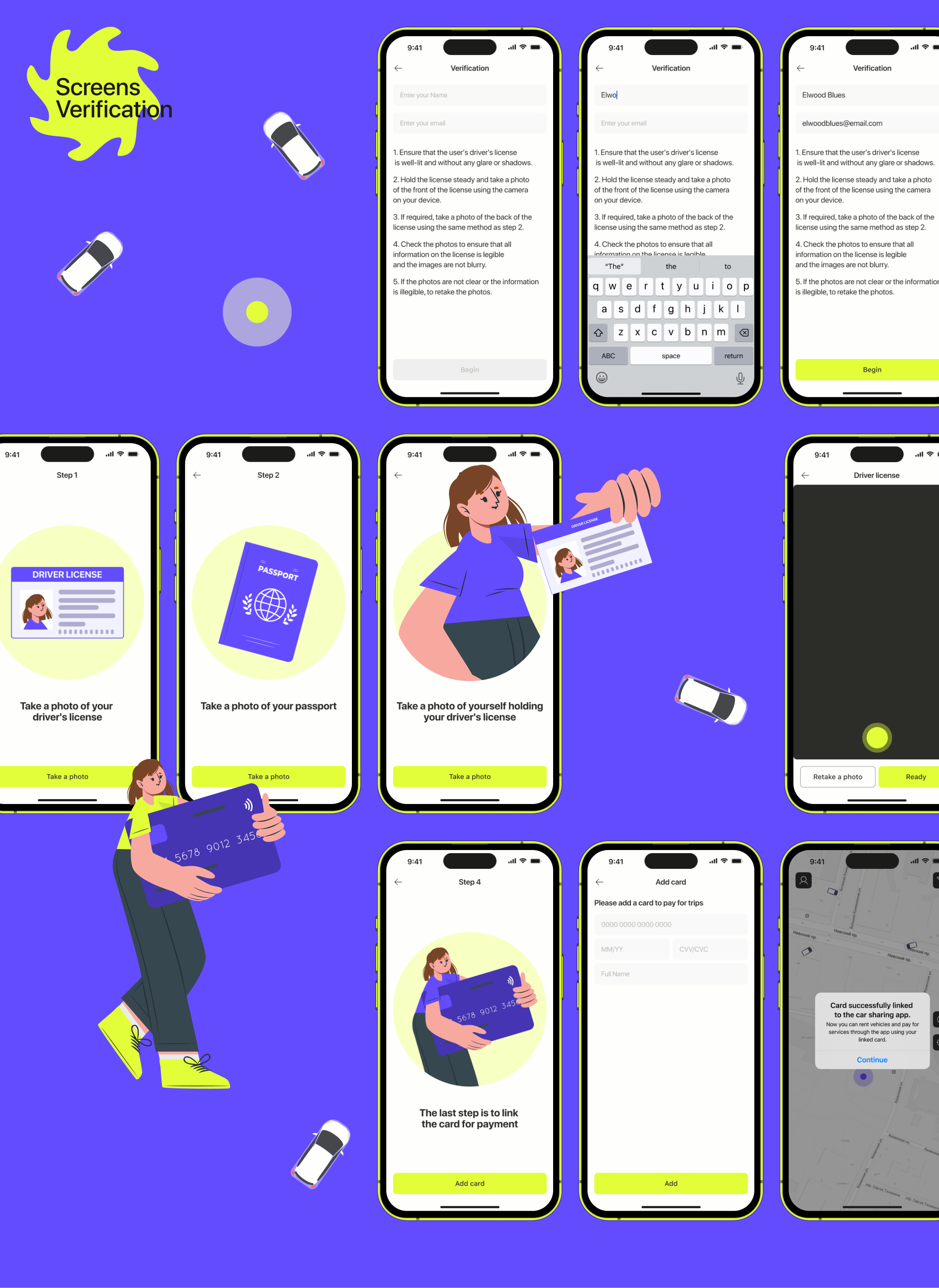 CAR-SHARING CARGOGO - mobile app — Изображение №9 — Интерфейсы на Dprofile