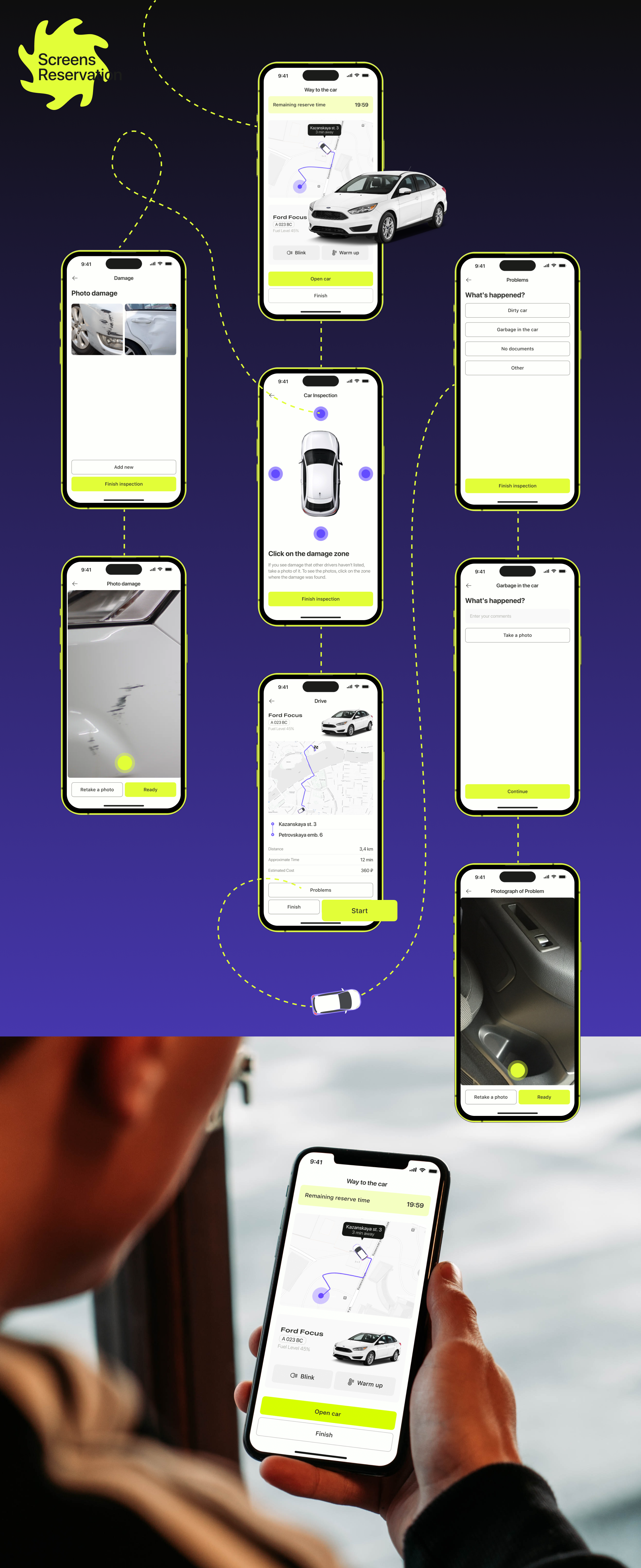 CAR-SHARING CARGOGO - mobile app — Изображение №12 — Интерфейсы на Dprofile