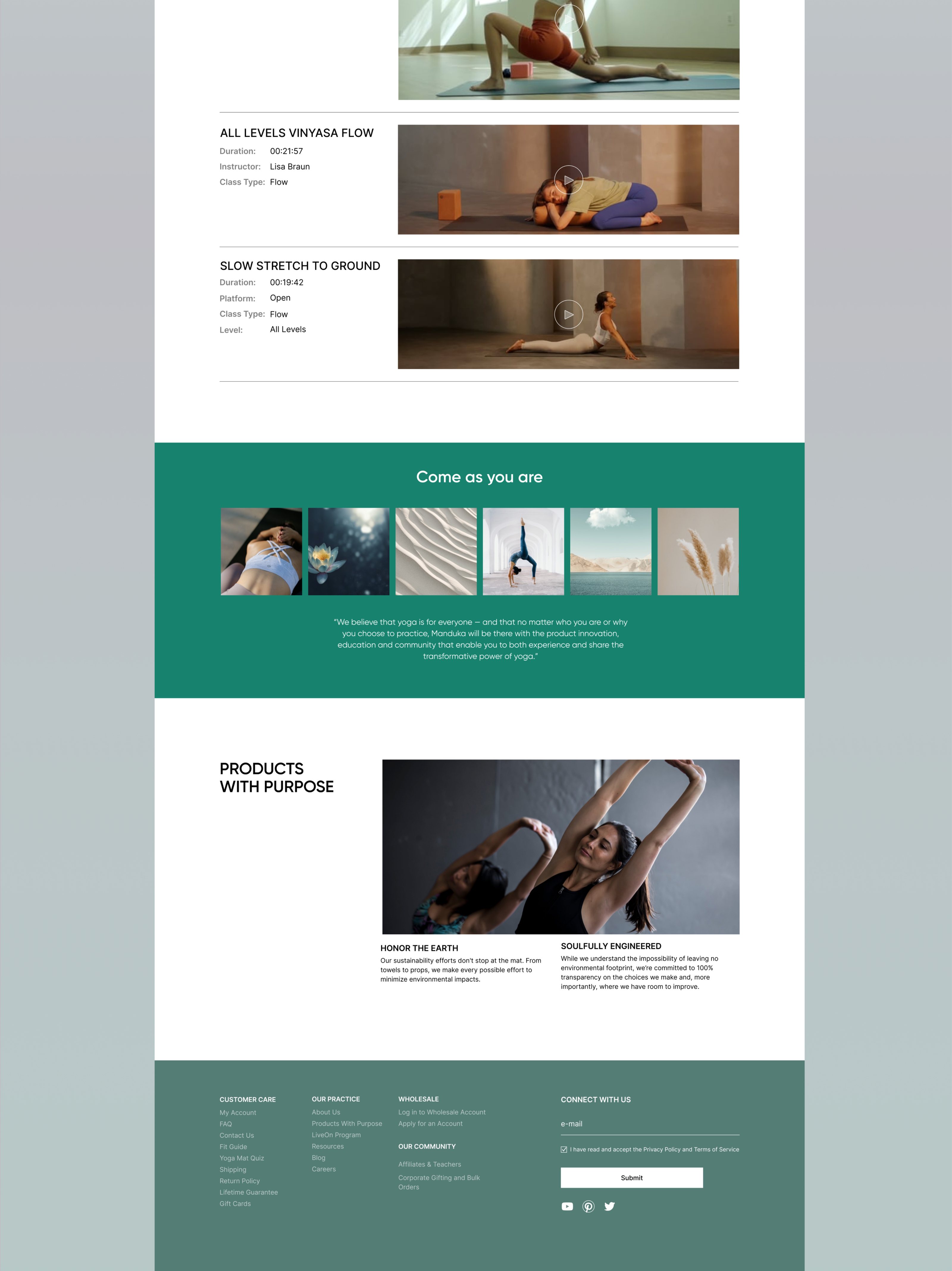 MANDUKA. E-Commerce. Redesign. — Изображение №3 — Интерфейсы, Графика на Dprofile