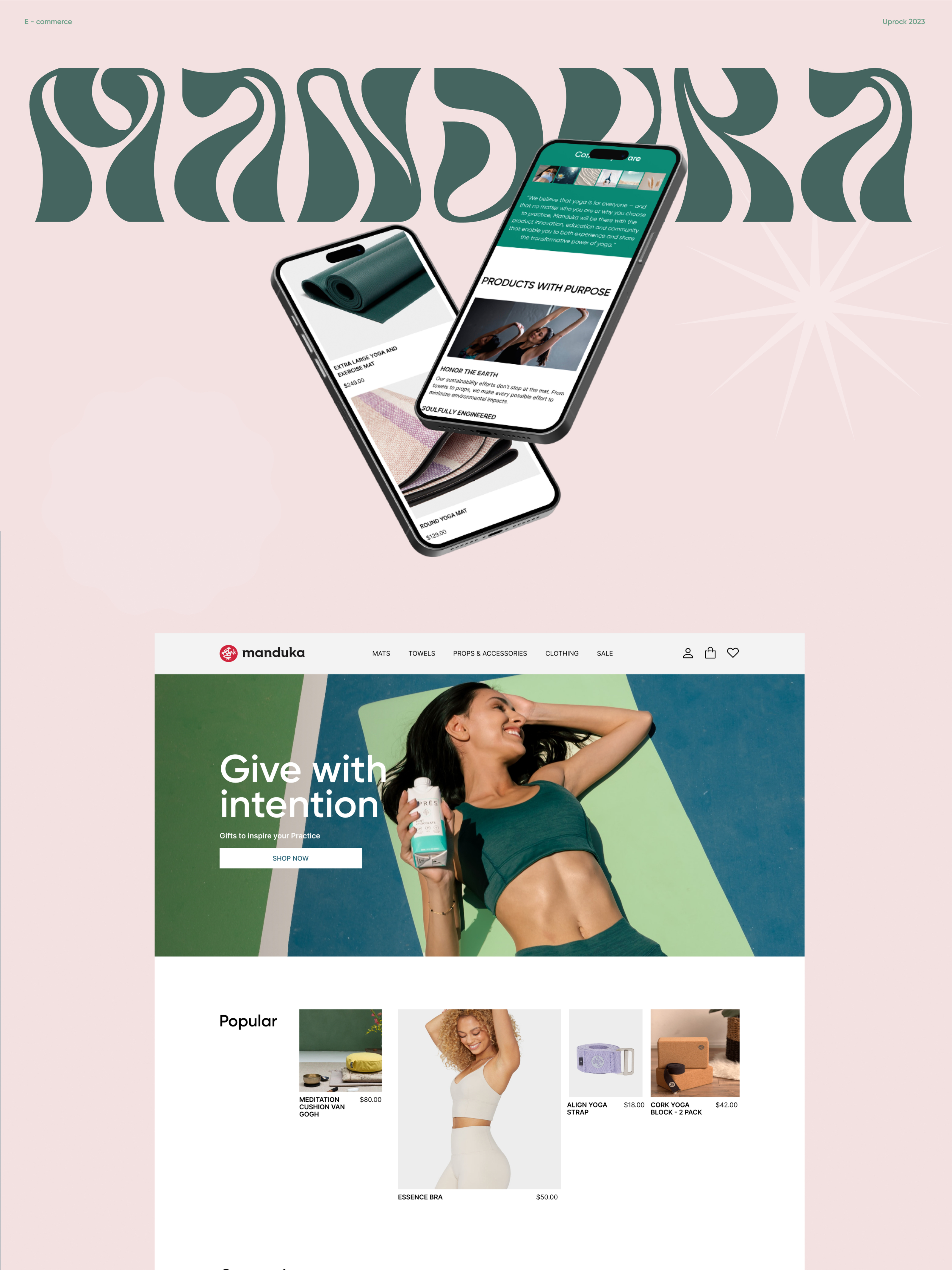MANDUKA. E-Commerce. Redesign. — Изображение №1 — Интерфейсы, Графика на Dprofile