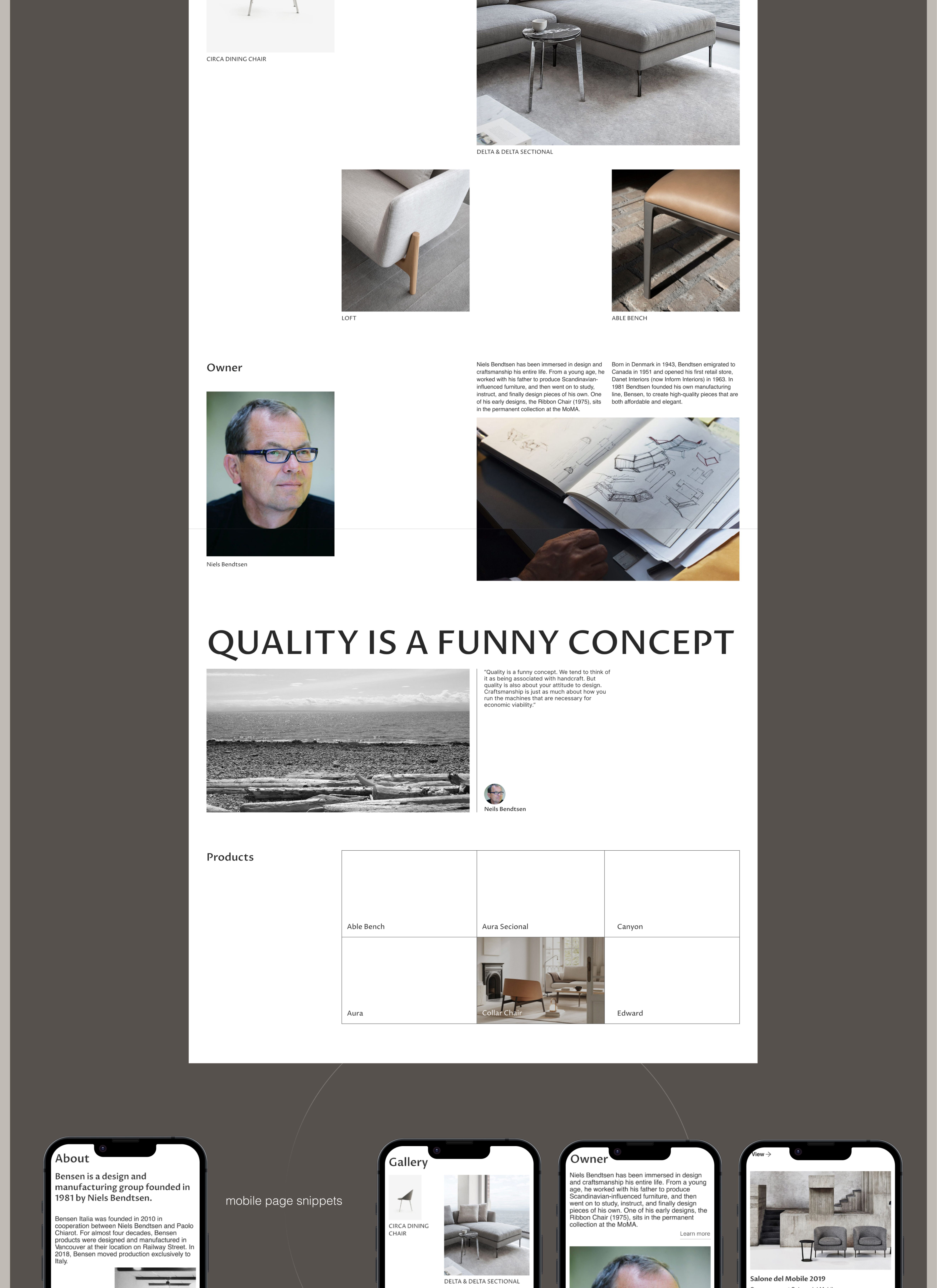 BENSEN. Corporate site. Redesign — Изображение №6 — Интерфейсы, Графика на Dprofile