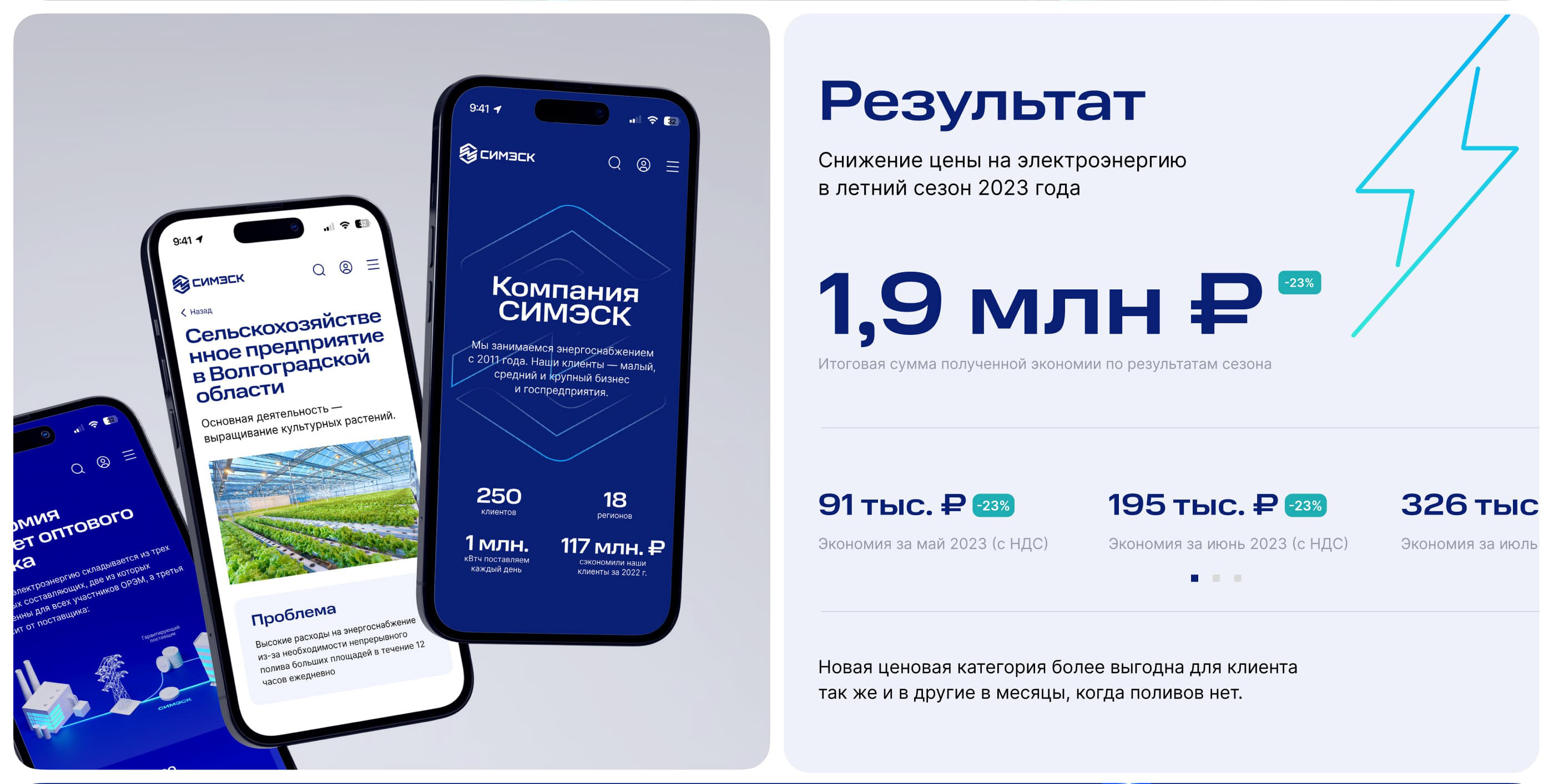 СимЭСК | Независимая энергосбытовая компания — Изображение №10 — Интерфейсы, 3D на Dprofile