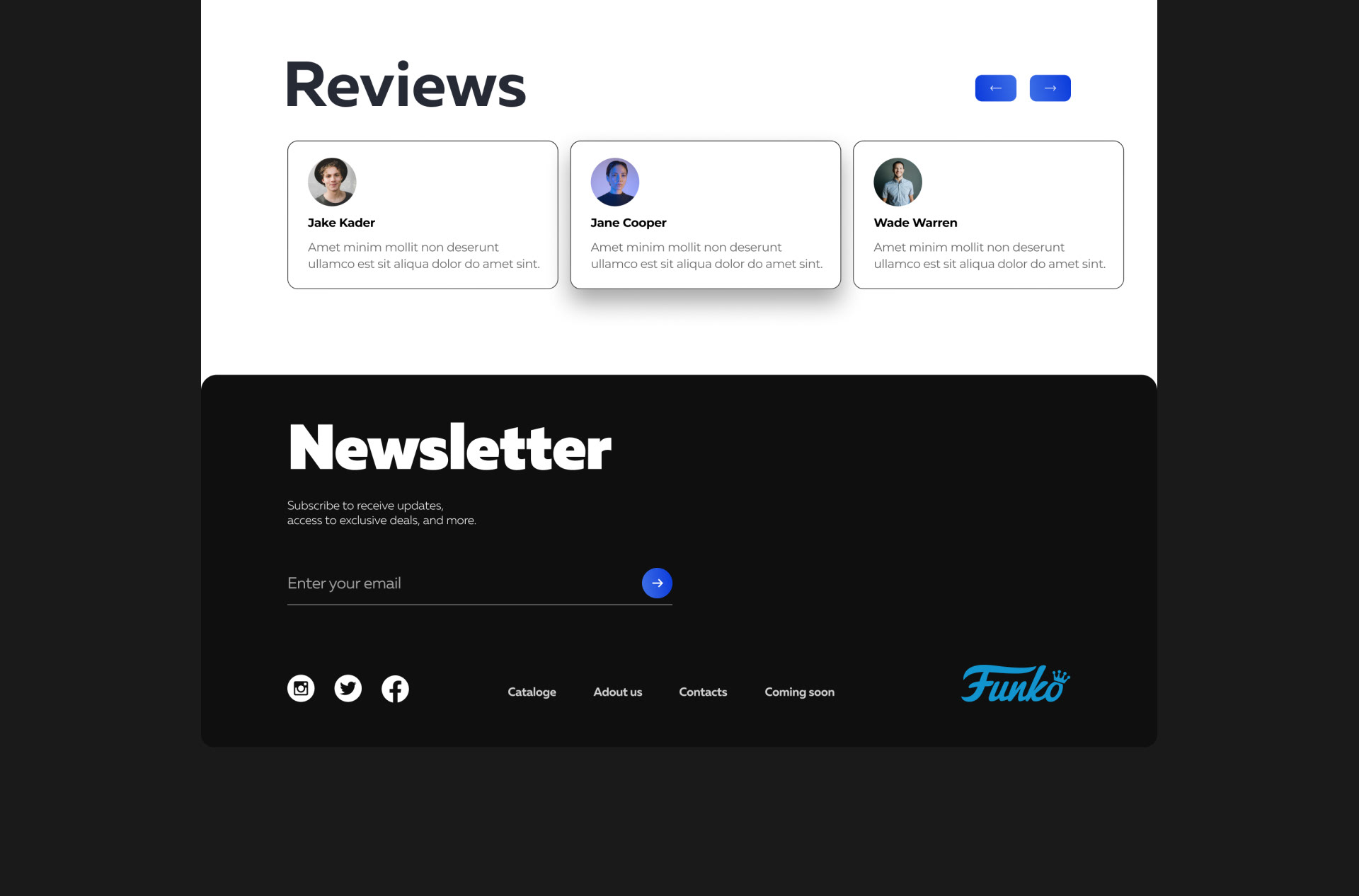 E-commerce Funko | Online store | Web-design — Изображение №5 — Интерфейсы на Dprofile