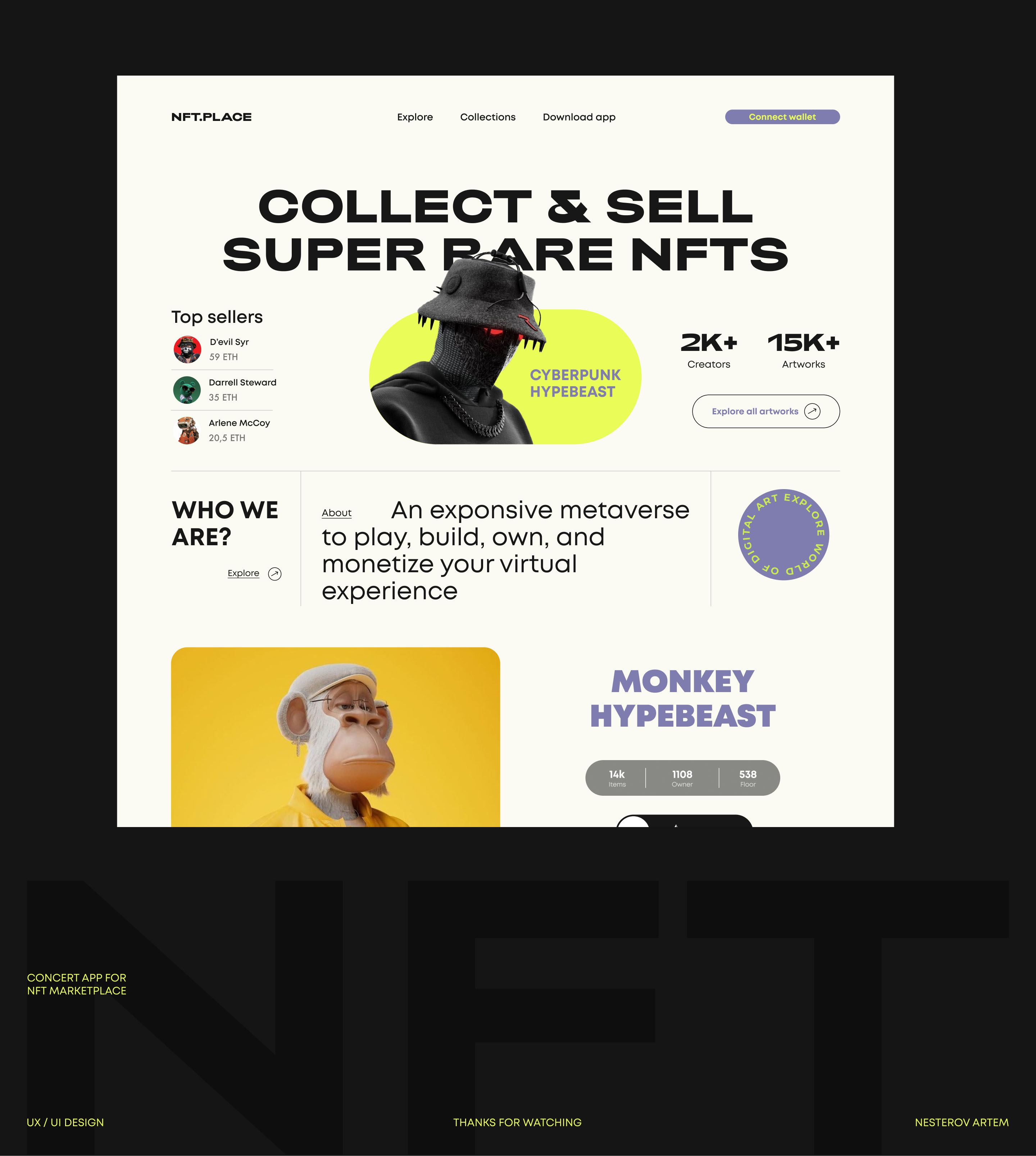 NFT | Mobile App — Изображение №8 — Интерфейсы на Dprofile