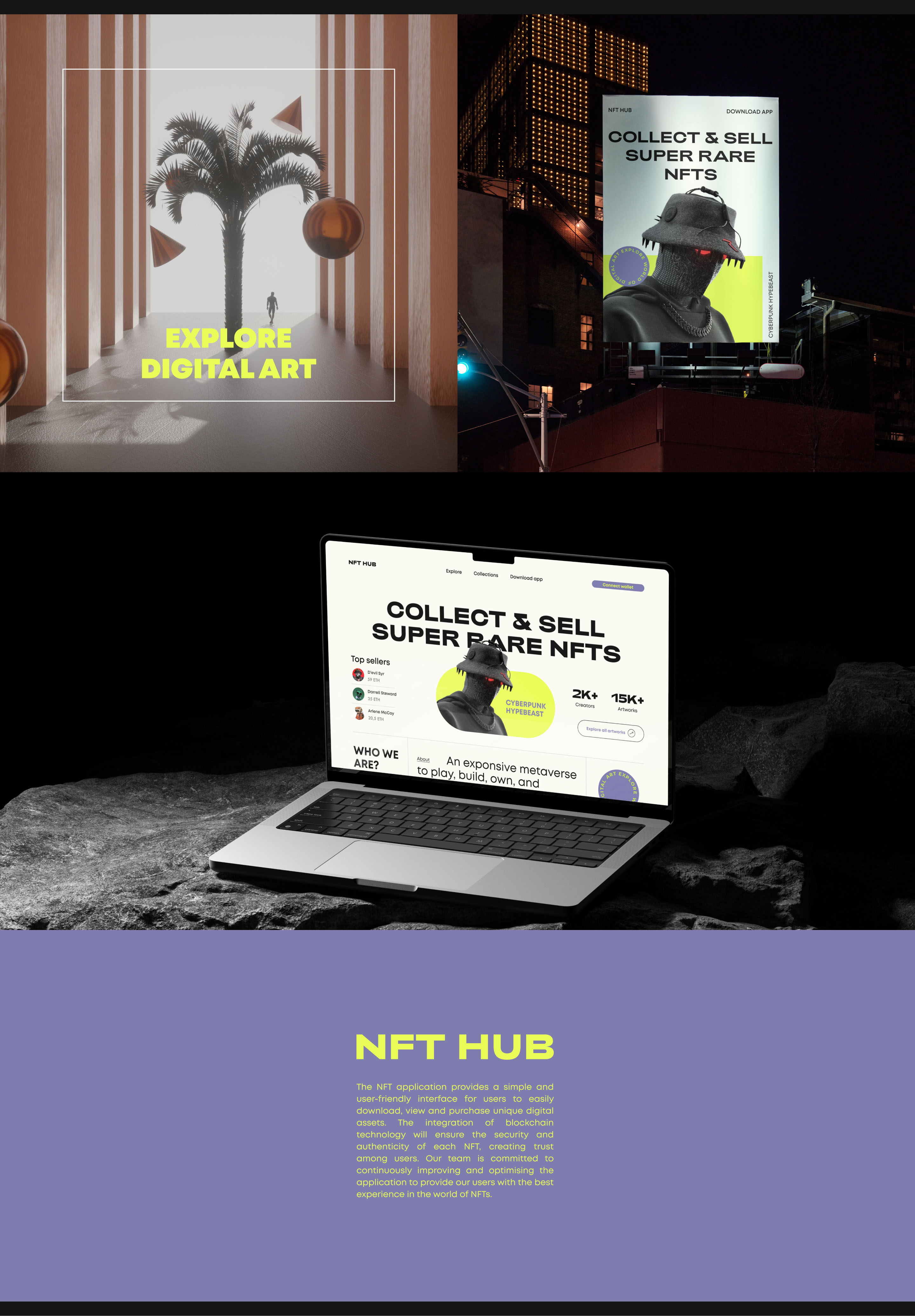 NFT | Mobile App — Изображение №4 — Интерфейсы на Dprofile