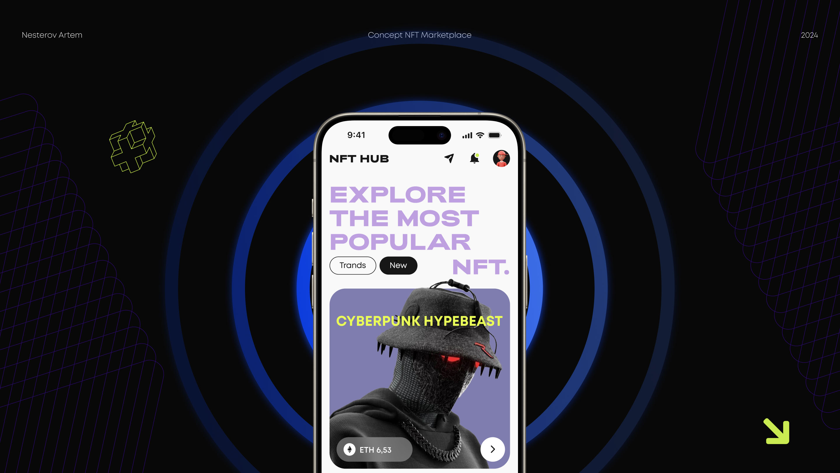 NFT | Mobile App — Изображение №1 — Интерфейсы на Dprofile
