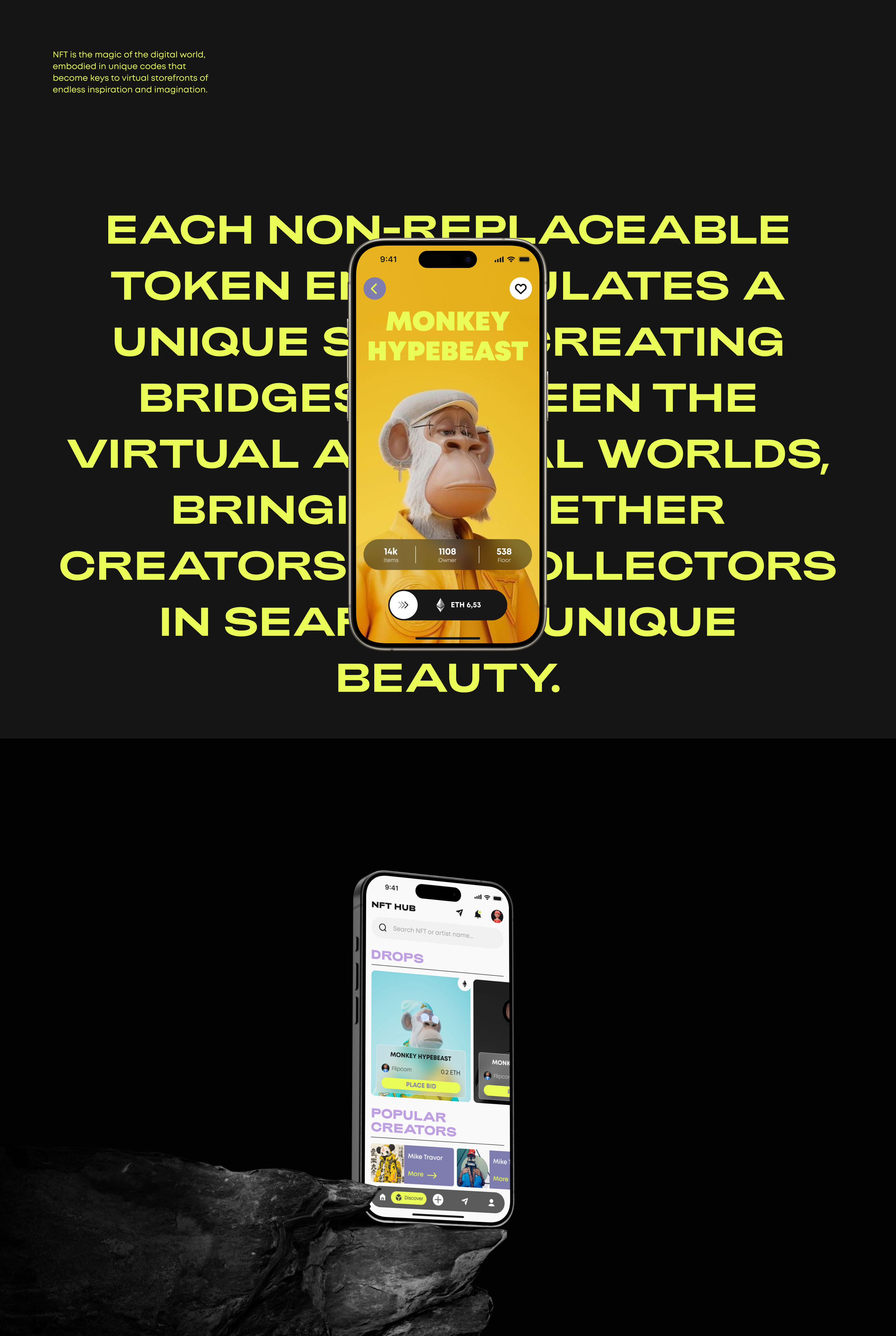 NFT | Mobile App — Изображение №7 — Интерфейсы на Dprofile
