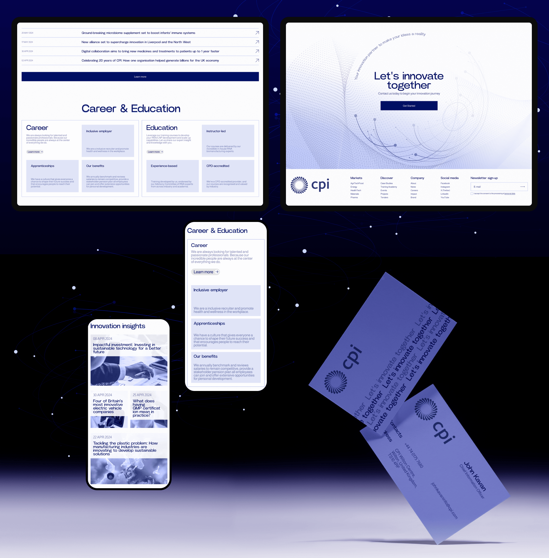 CPI | Corporate website | Redesign — Изображение №4 — Интерфейсы на Dprofile