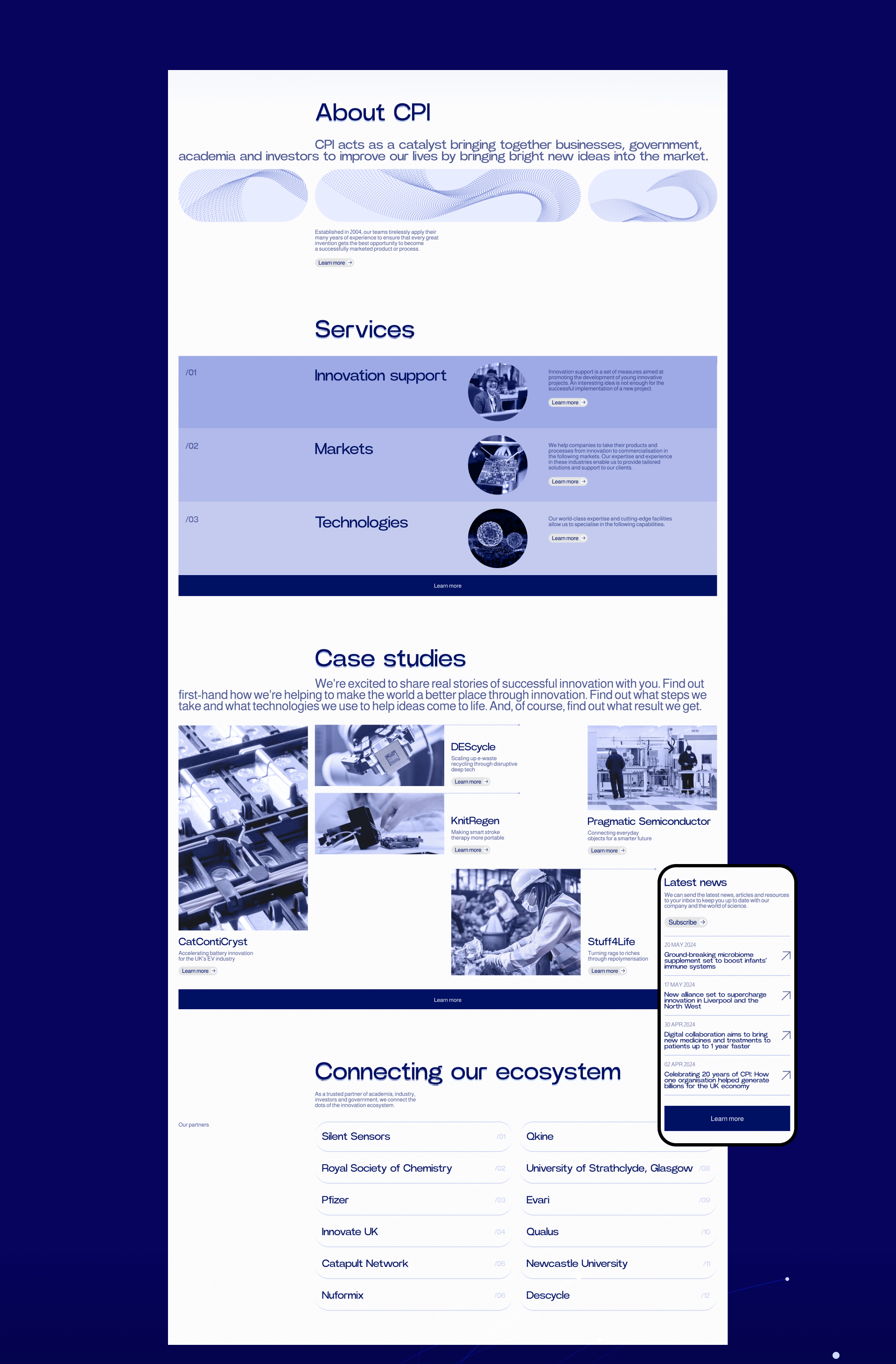 CPI | Corporate website | Redesign — Изображение №3 — Интерфейсы на Dprofile