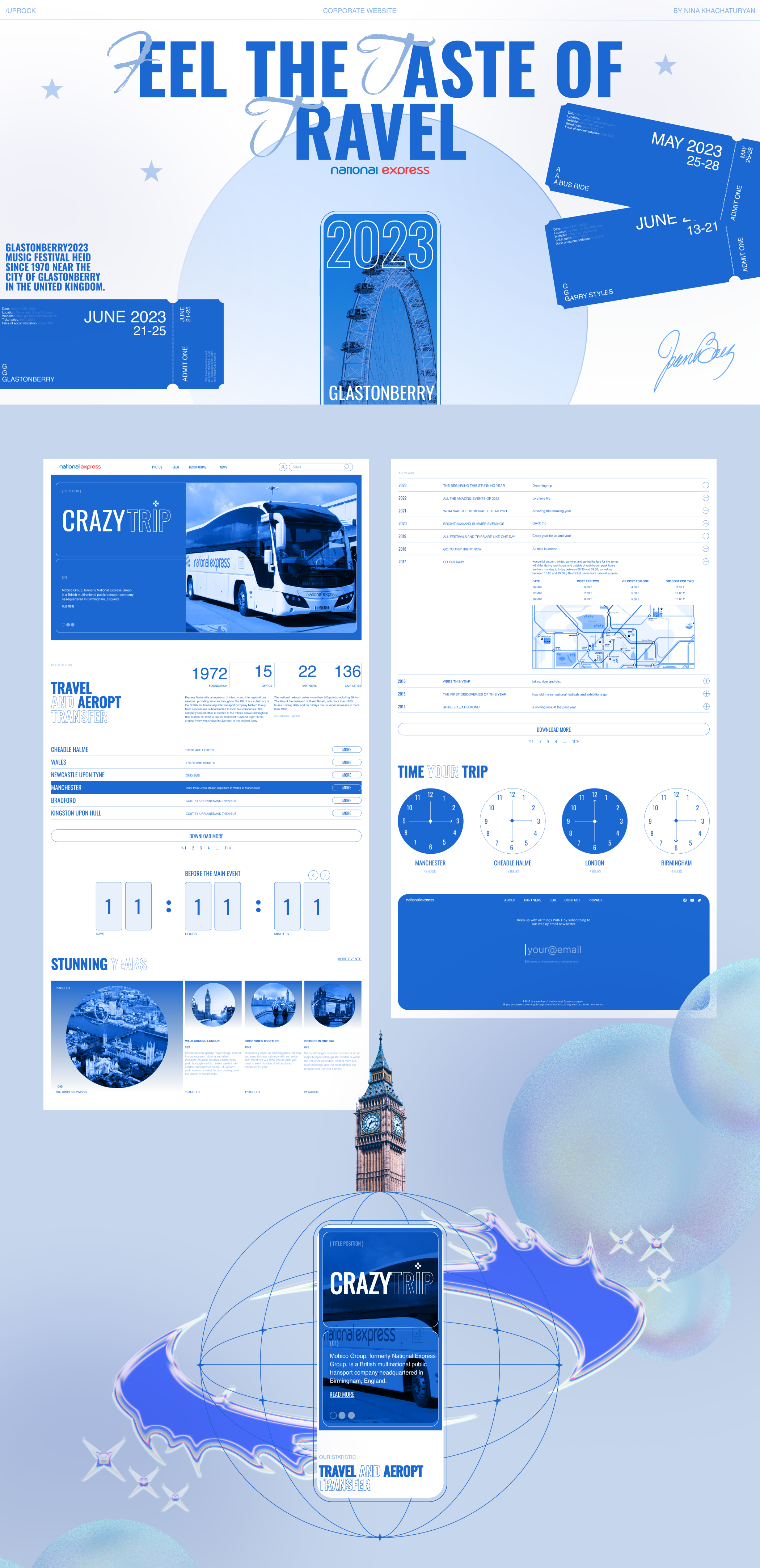 NATIONAL EXPRESS — Изображение №1 — Интерфейсы на Dprofile