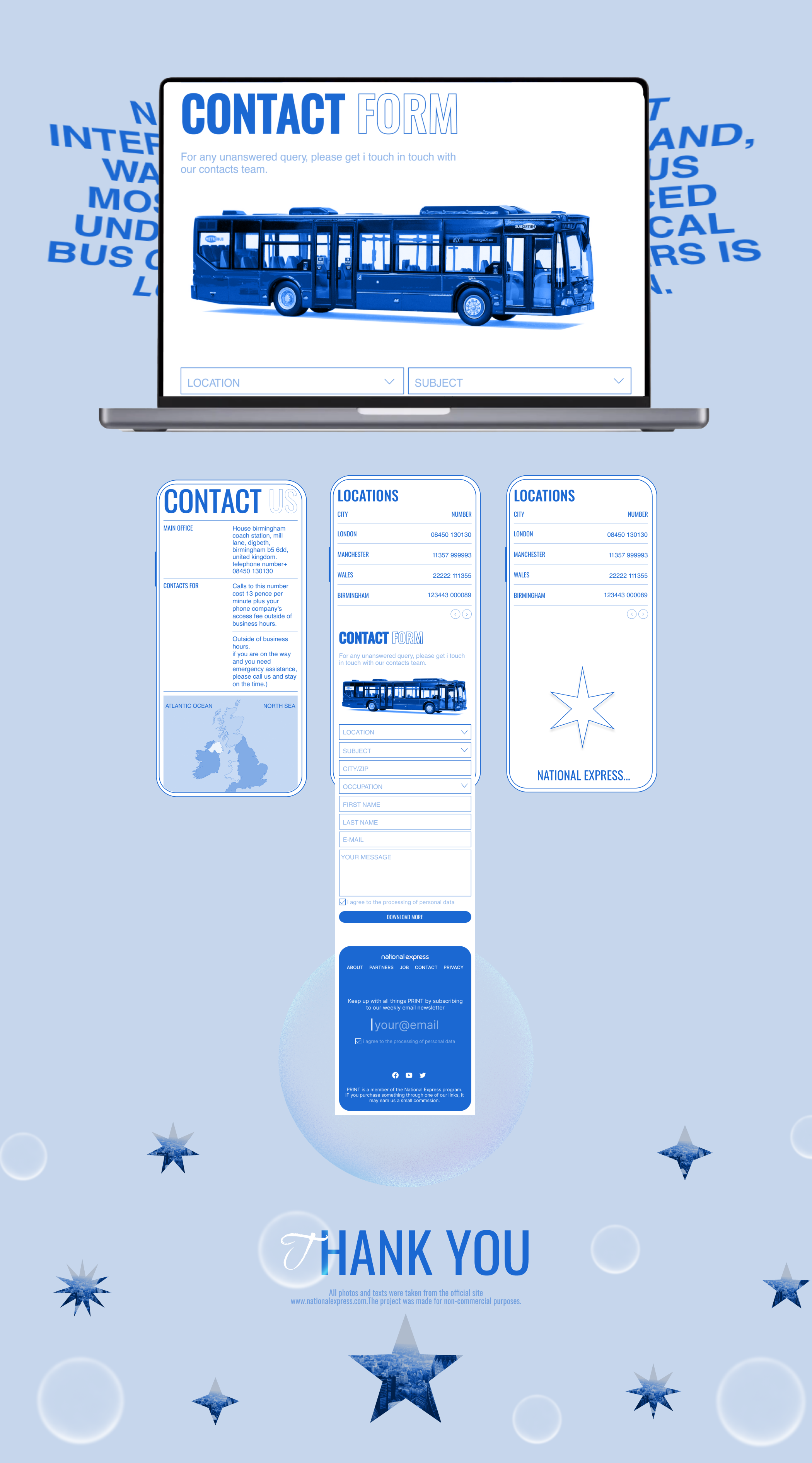 NATIONAL EXPRESS — Изображение №5 — Интерфейсы на Dprofile