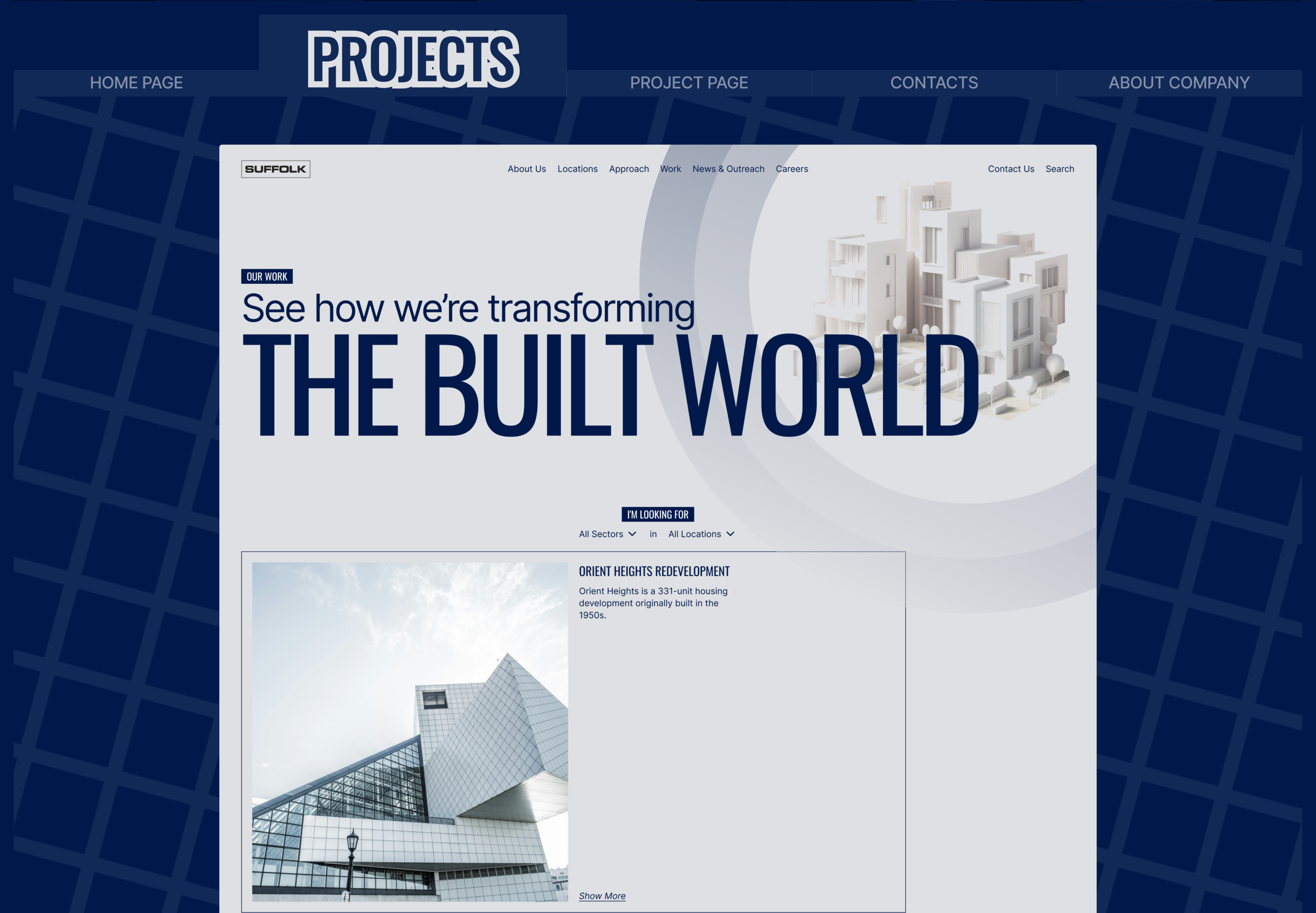 Suffolk | Corporate website — Изображение №7 — Интерфейсы на Dprofile