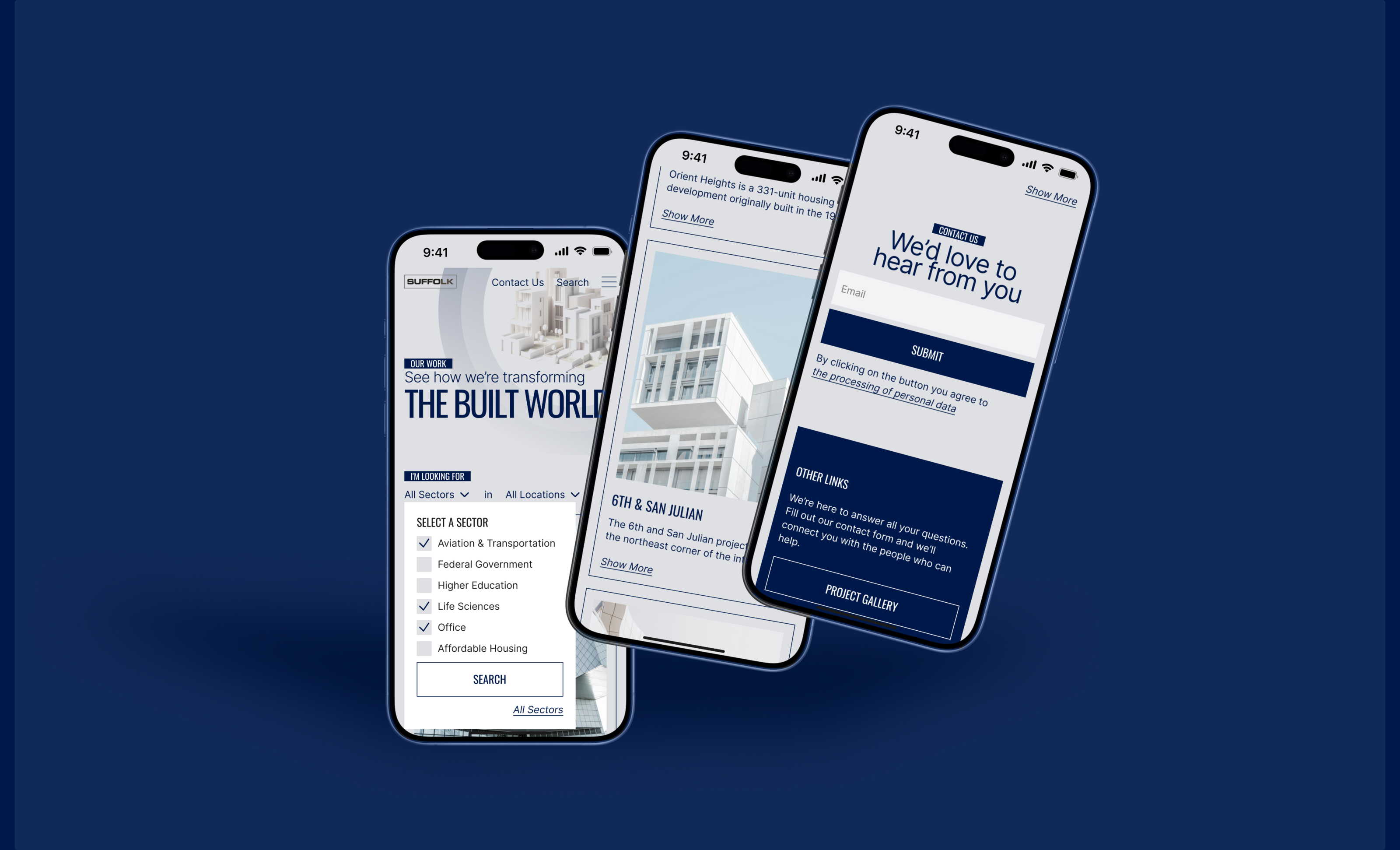Suffolk | Corporate website — Изображение №9 — Интерфейсы на Dprofile