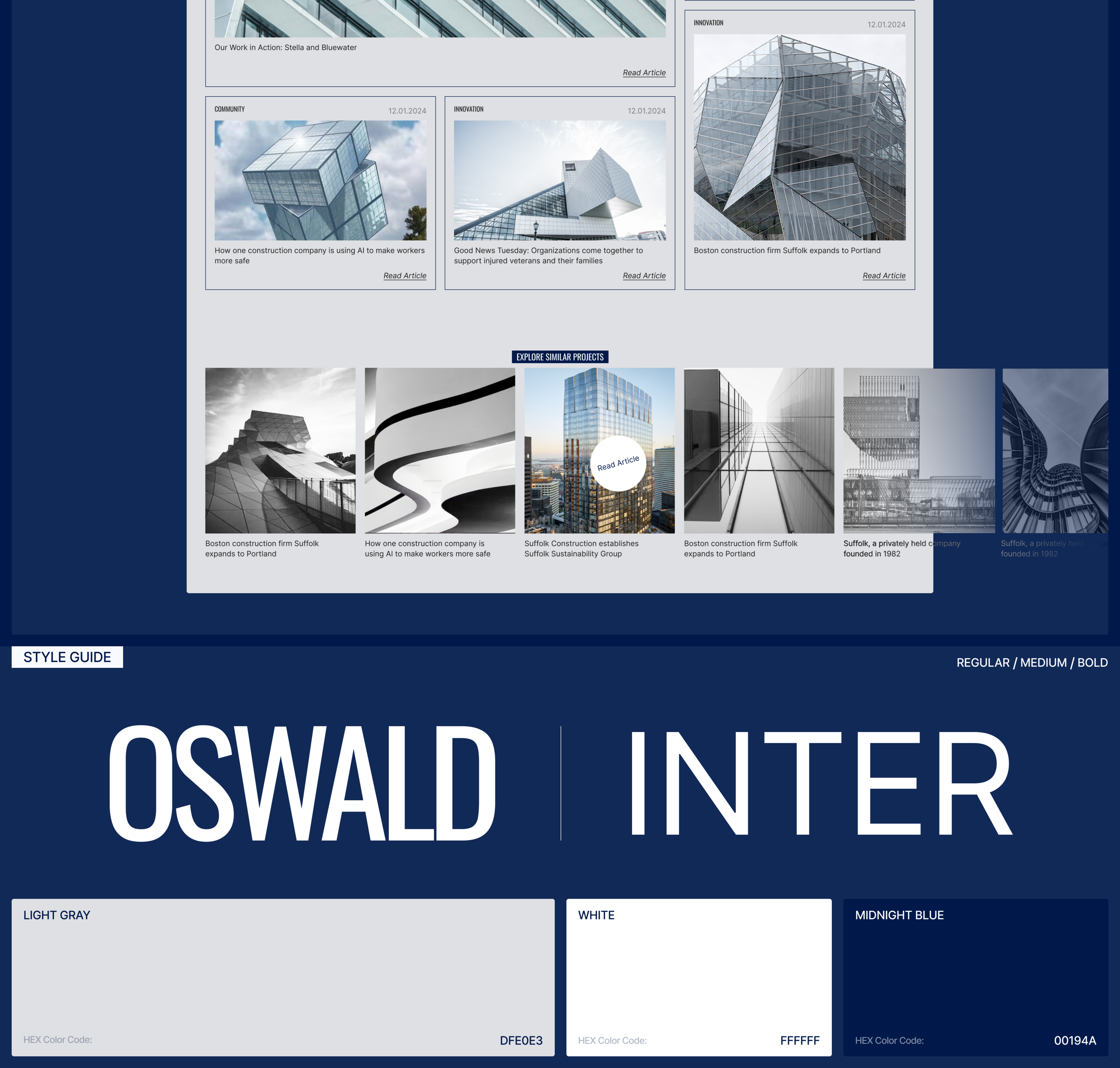 Suffolk | Corporate website — Изображение №13 — Интерфейсы на Dprofile