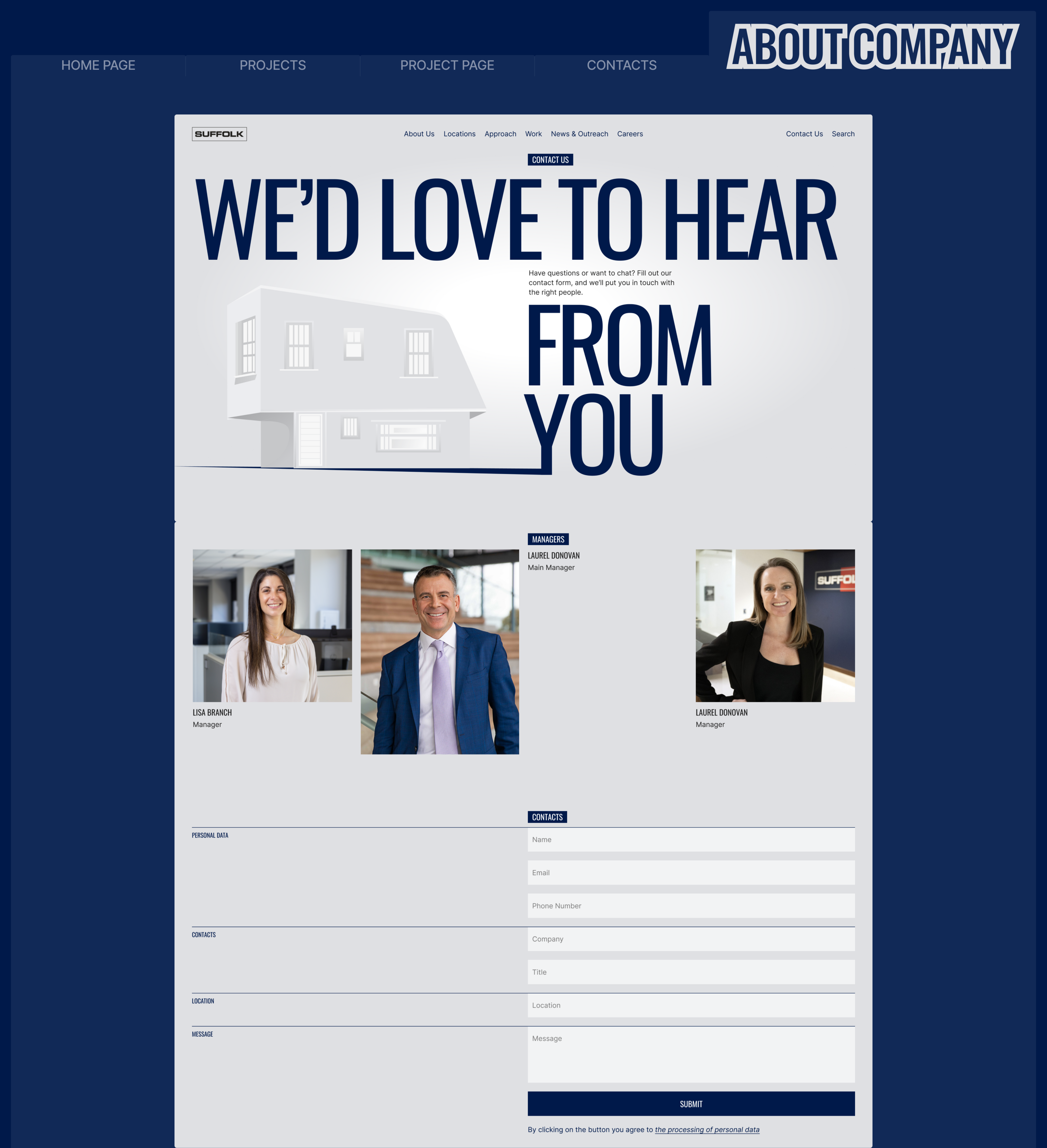 Suffolk | Corporate website — Изображение №18 — Интерфейсы на Dprofile