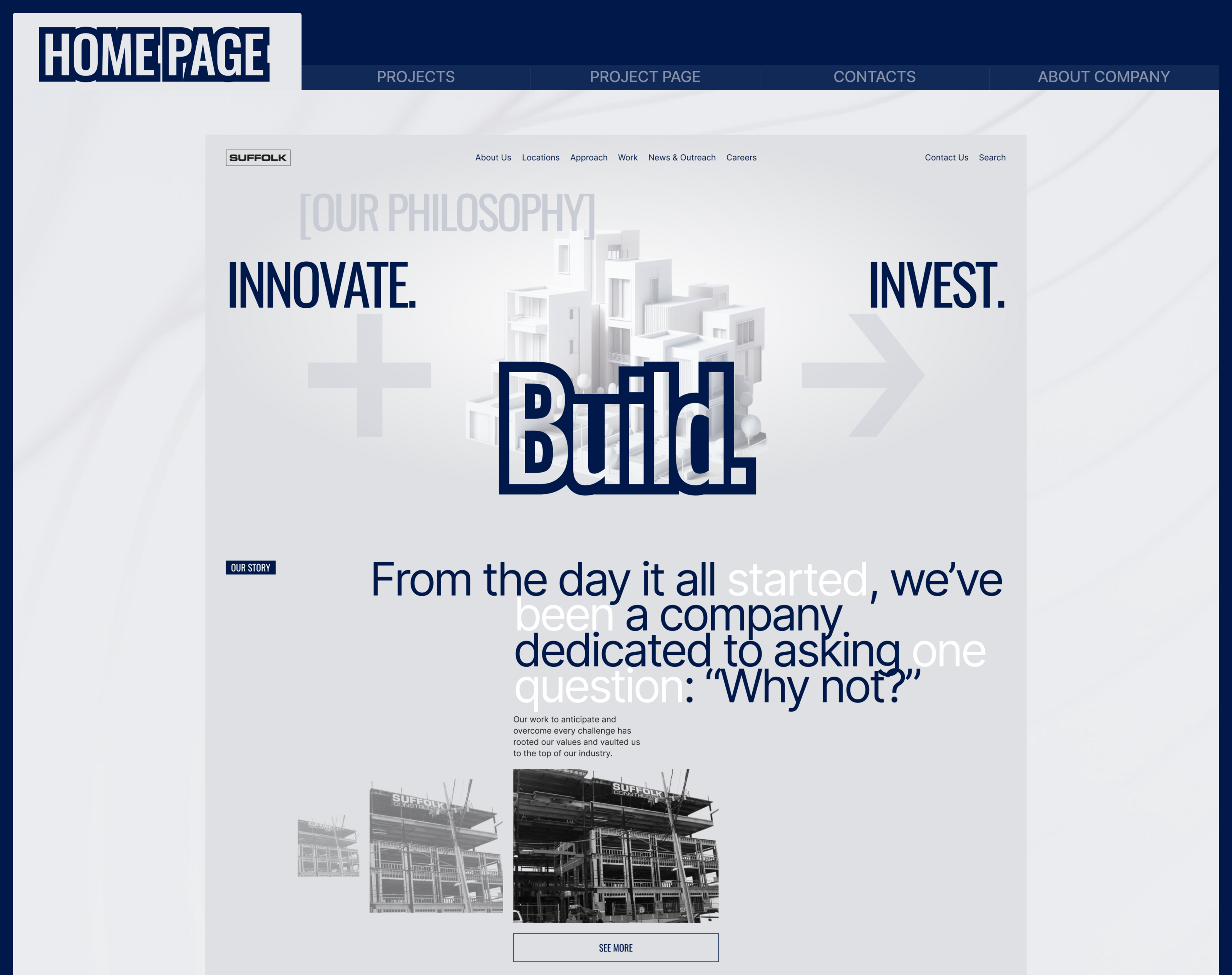 Suffolk | Corporate website — Изображение №3 — Интерфейсы на Dprofile