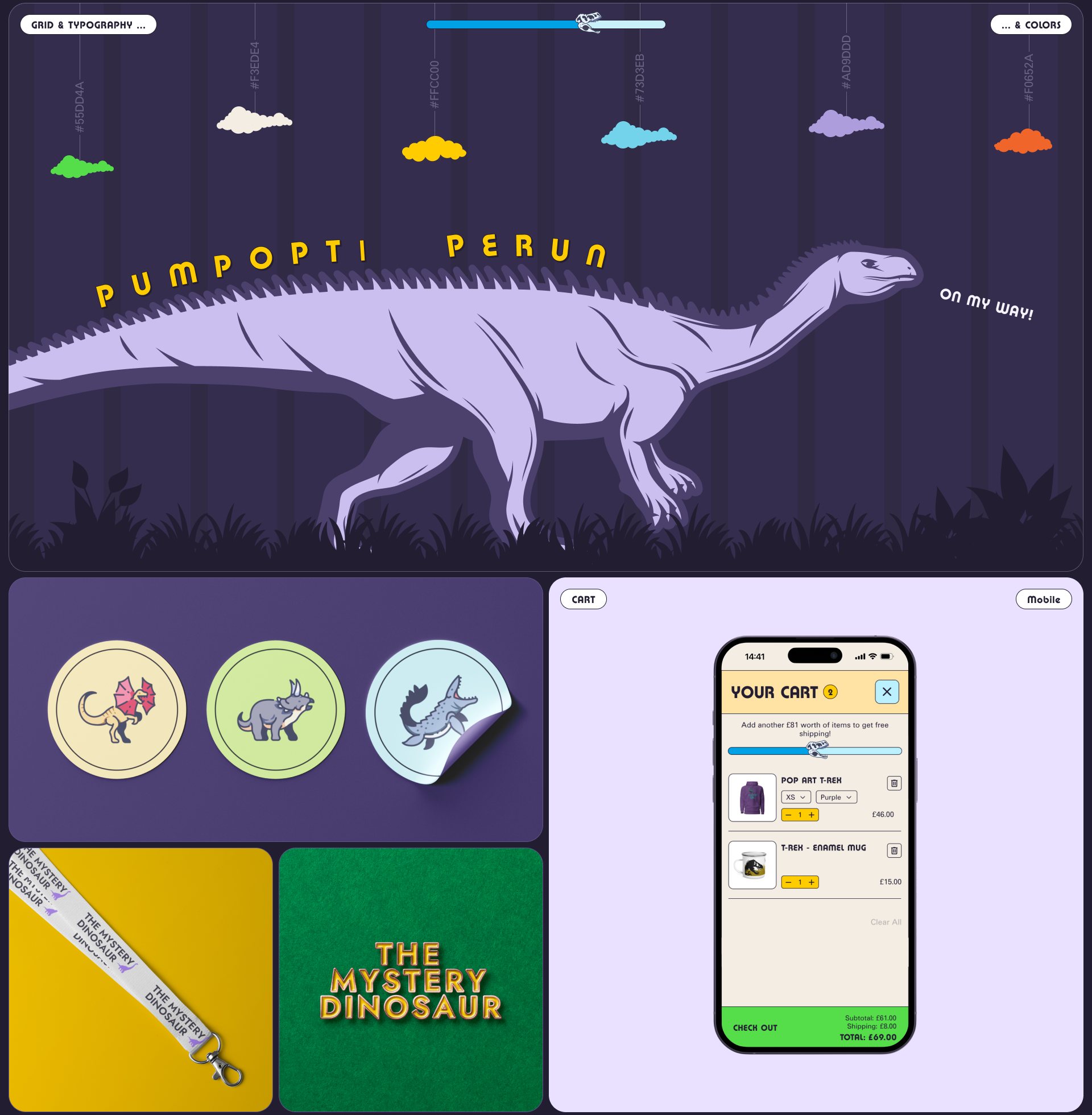 The Mystery Dinosaur. Концепт редизайна — Изображение №9 — Интерфейсы, Графика на Dprofile