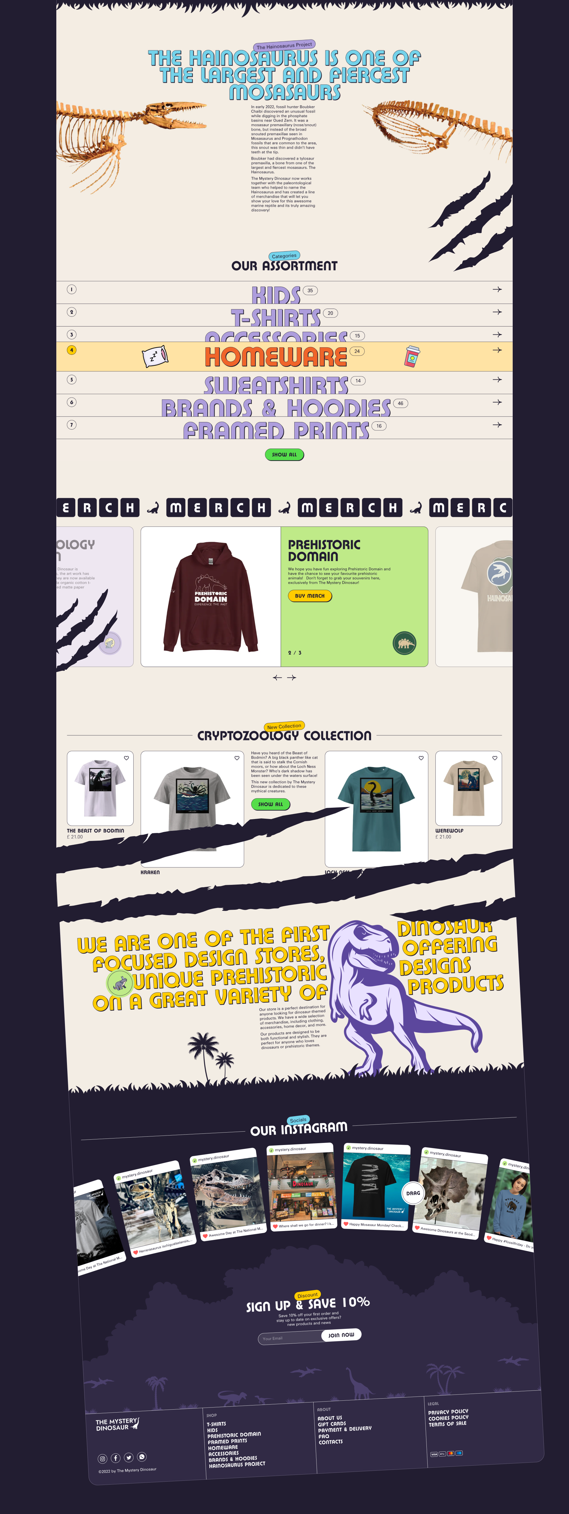 The Mystery Dinosaur. Концепт редизайна — Изображение №3 — Интерфейсы, Графика на Dprofile