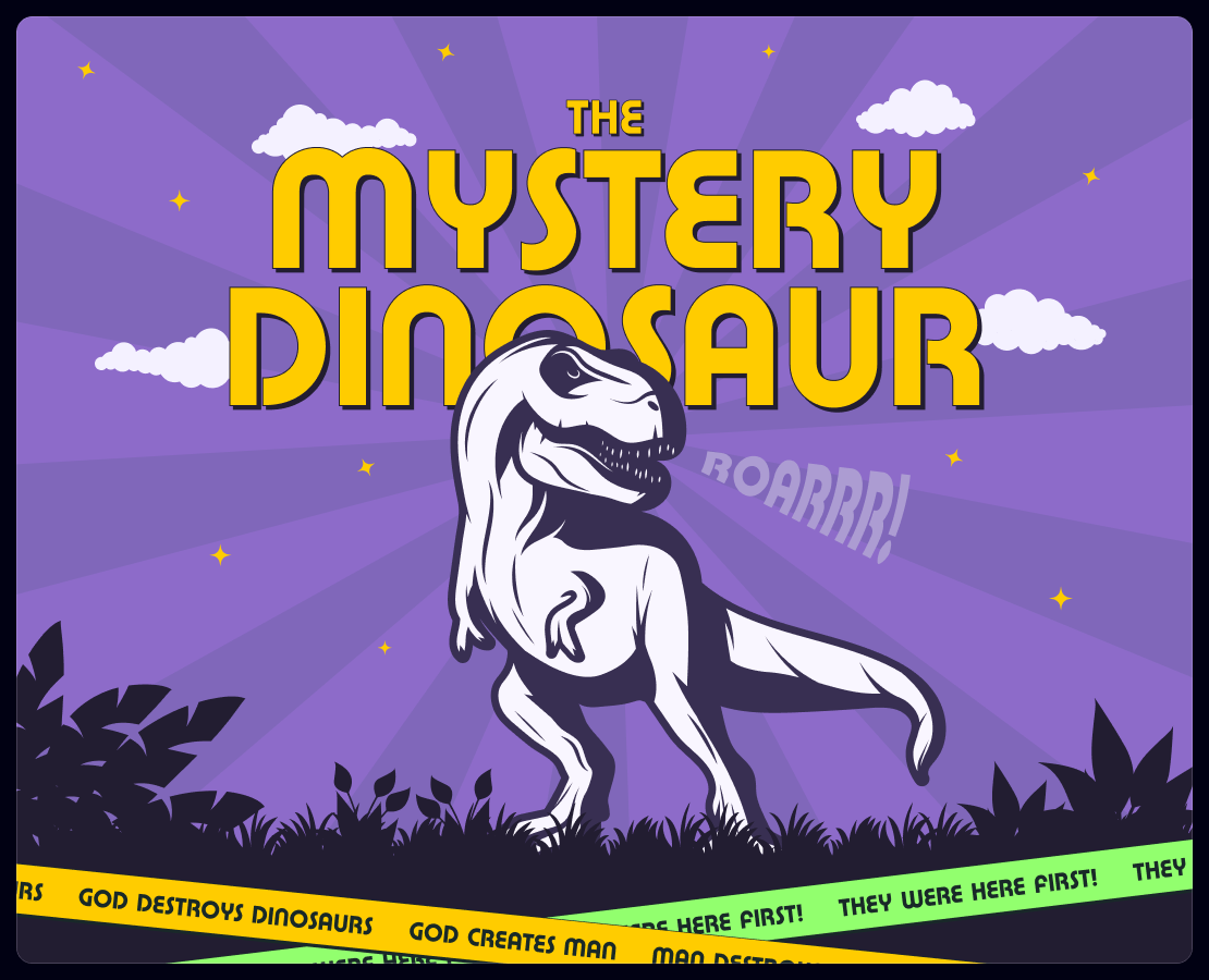 The Mystery Dinosaur. Концепт редизайна — Интерфейсы, Графика на Dprofile