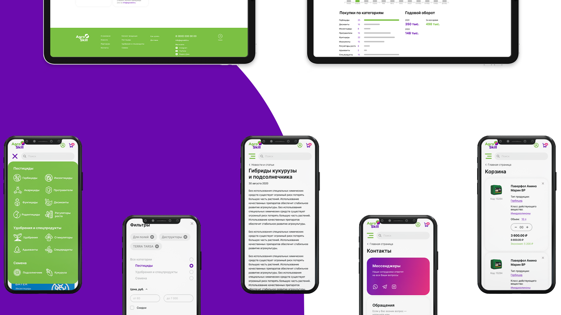 Agroskill.ru | UI / UX / Branding — Изображение №16 — Интерфейсы, Брендинг на Dprofile