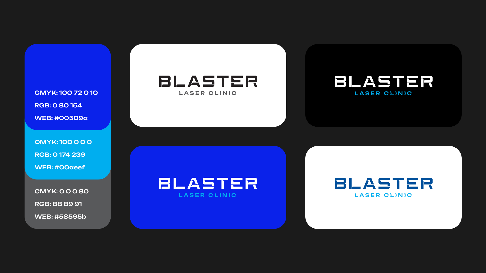 BLASTER LASER CLINIC | Brand Identity — Изображение №3 — Брендинг на Dprofile