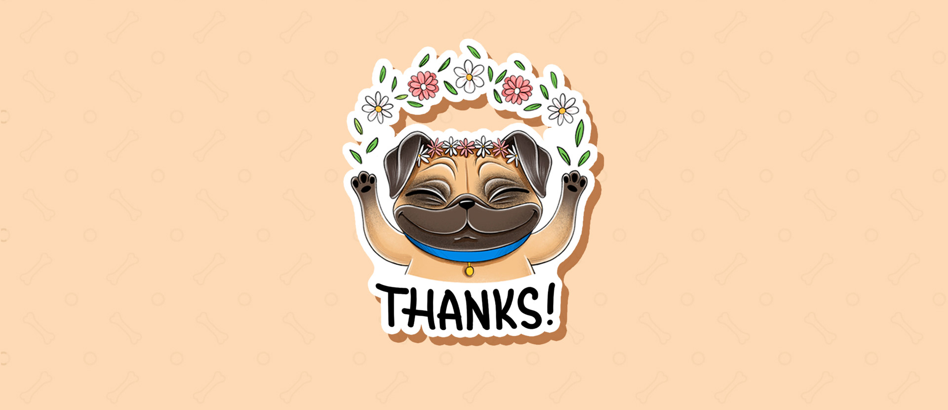 Sticker pack PUG — Изображение №5 — Брендинг, Иллюстрация на Dprofile