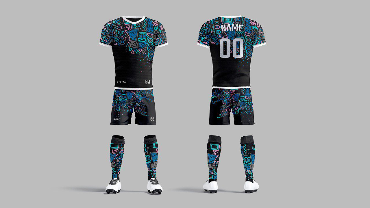 Football uniforms and stickers — Изображение №3 — Иллюстрация, Графика на Dprofile