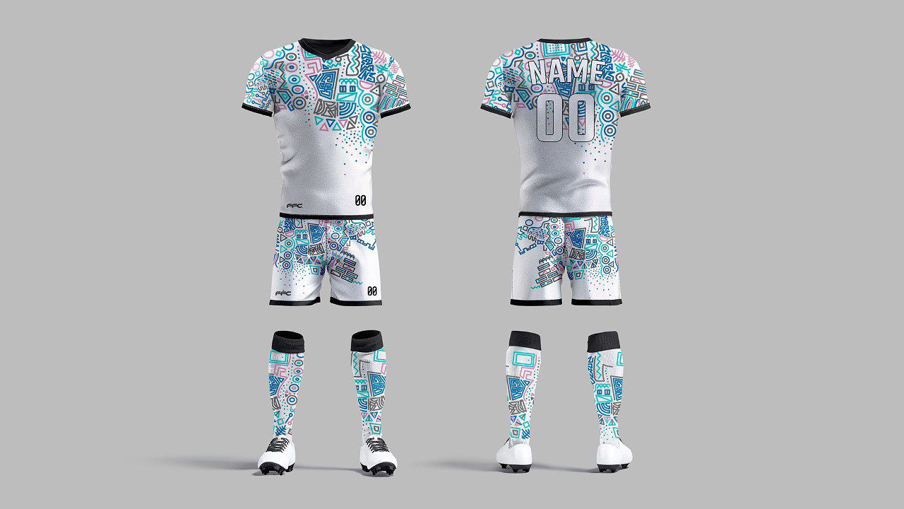 Football uniforms and stickers — Изображение №1 — Иллюстрация, Графика на Dprofile