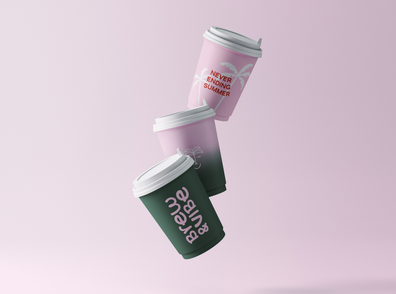 Brew&vibe. Brand identity for a coffee house — Изображение №3 — Брендинг, Графика на Dprofile