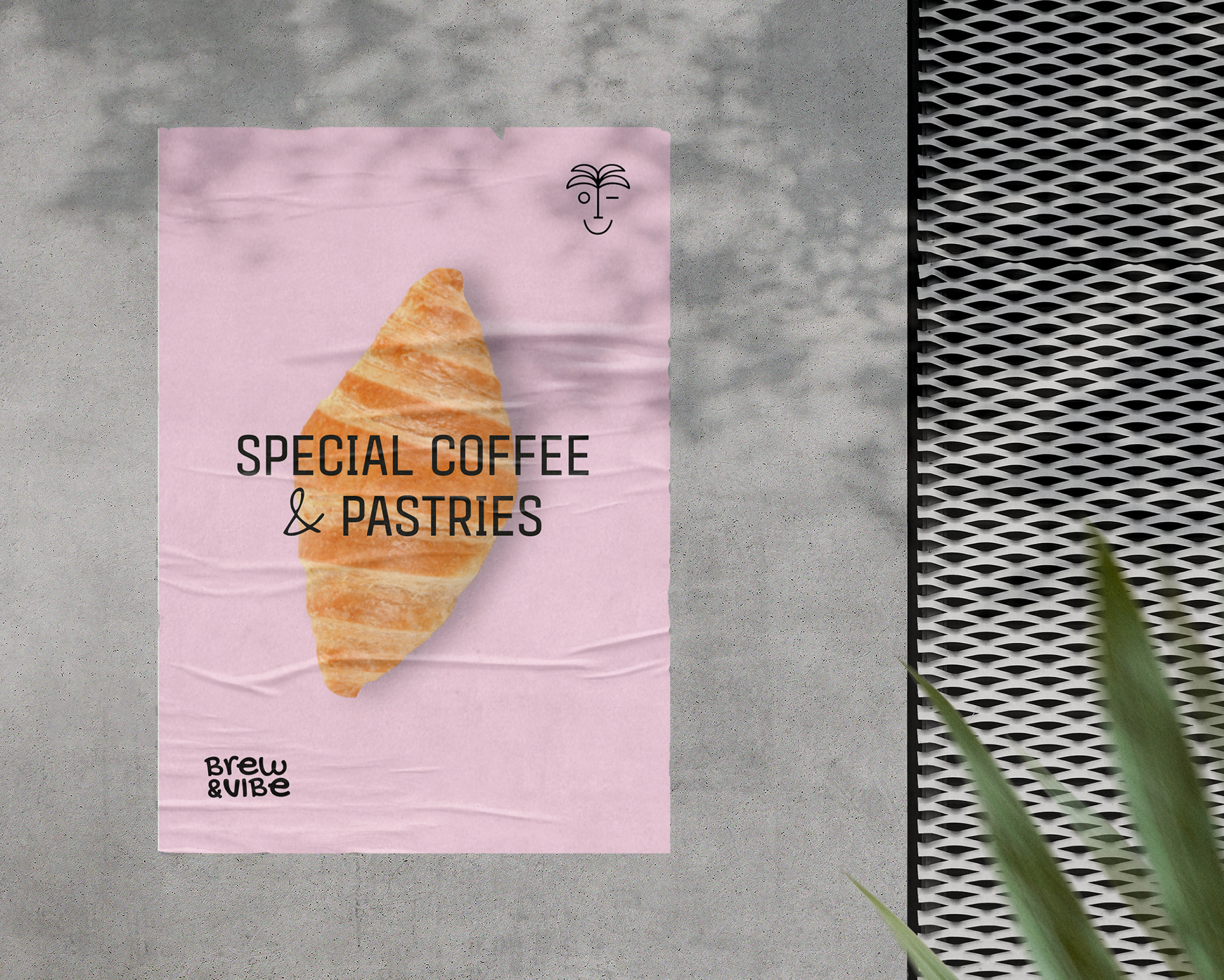 Brew&vibe. Brand identity for a coffee house — Изображение №9 — Брендинг, Графика на Dprofile
