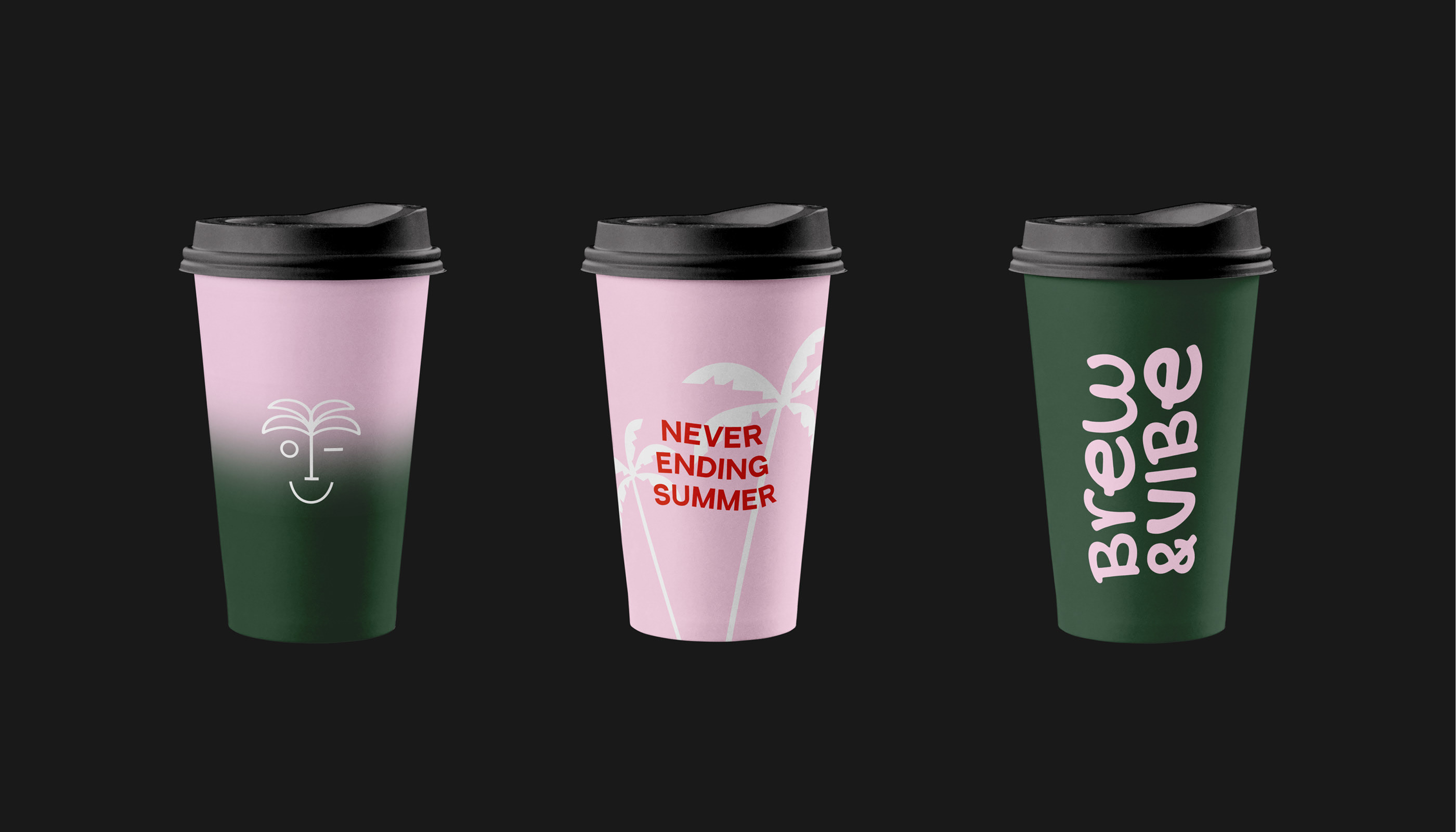 Brew&vibe. Brand identity for a coffee house — Изображение №11 — Брендинг, Графика на Dprofile