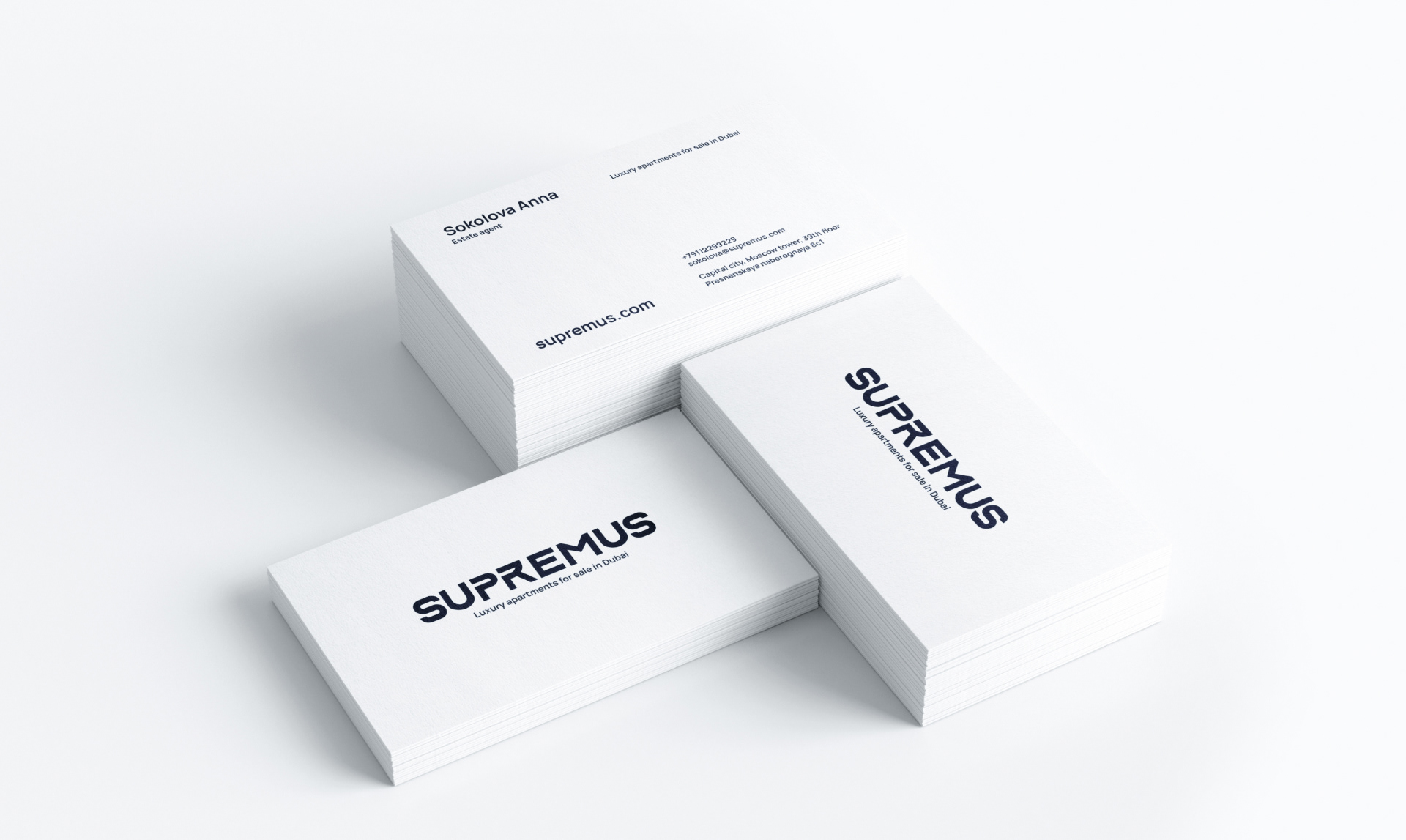 Supremus, real estate agency. Logo and branding — Изображение №7 — Брендинг на Dprofile