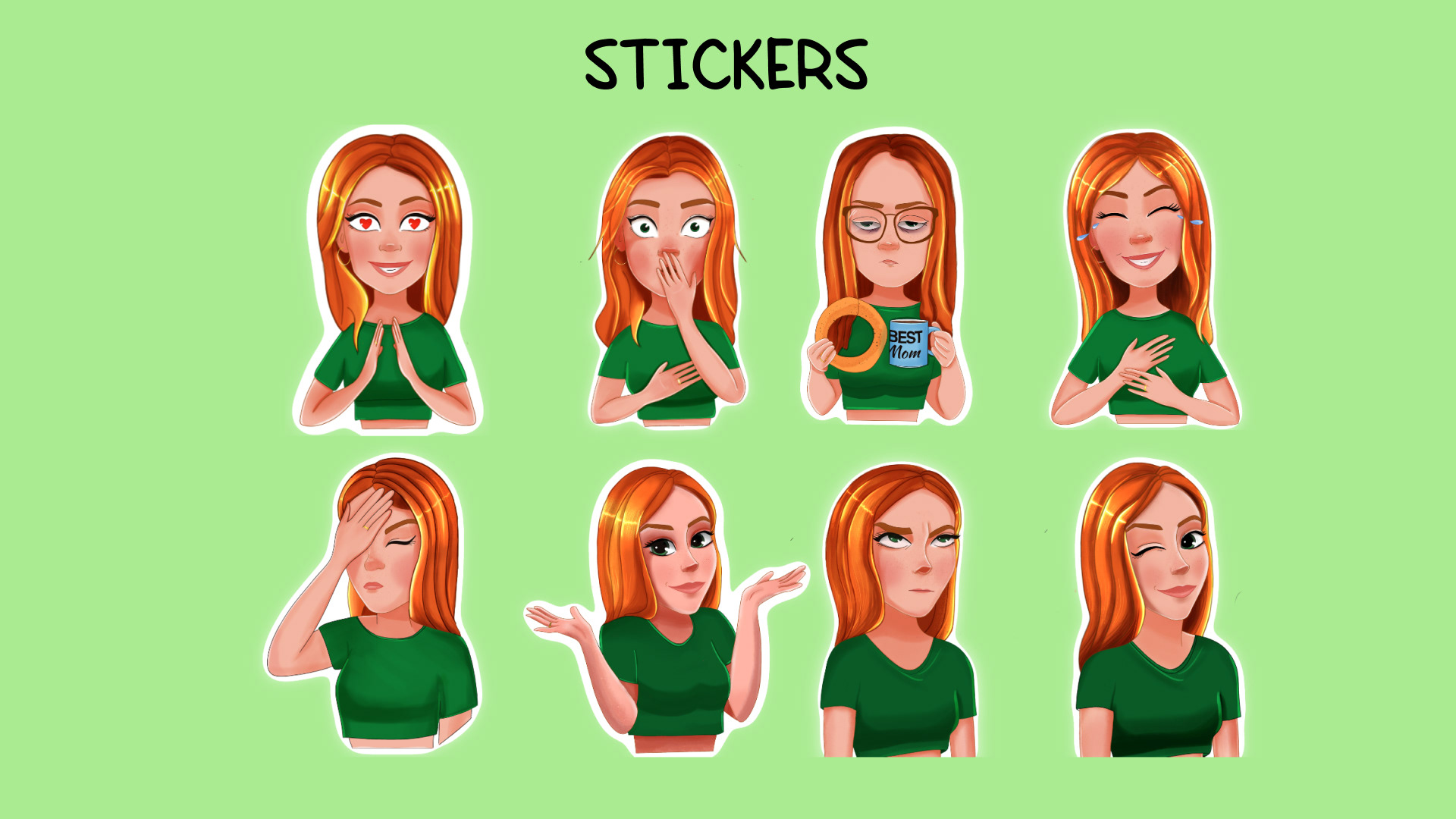 Stickerpack for Telegram — Изображение №3 — Иллюстрация на Dprofile