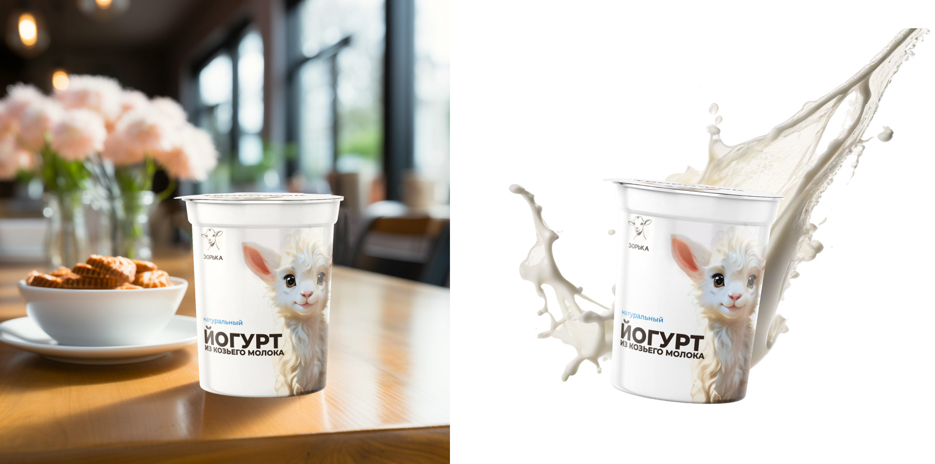 Зорька - логотип и упаковка для молочной продукции — Изображение №6 — Брендинг на Dprofile