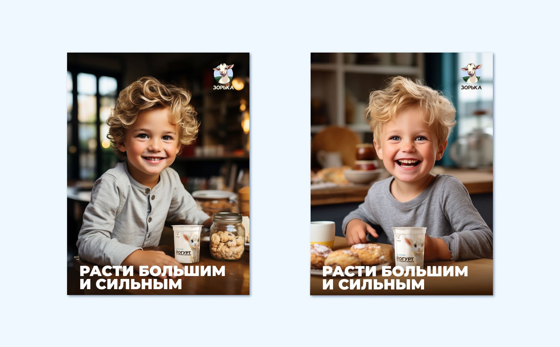 Зорька - логотип и упаковка для молочной продукции — Изображение №7 — Брендинг на Dprofile