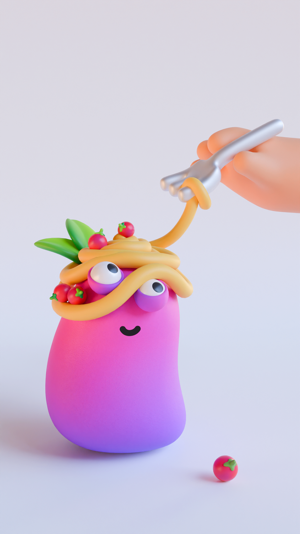 3д Спагеттио — Изображение №1 — Иллюстрация, Анимация на Dprofile