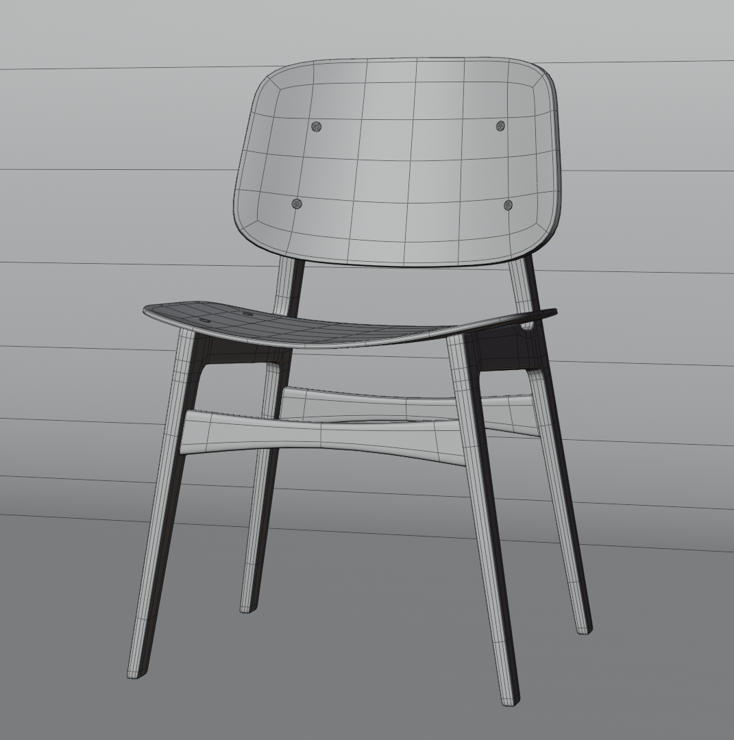 Søborg chair — Изображение №5 — 3D на Dprofile