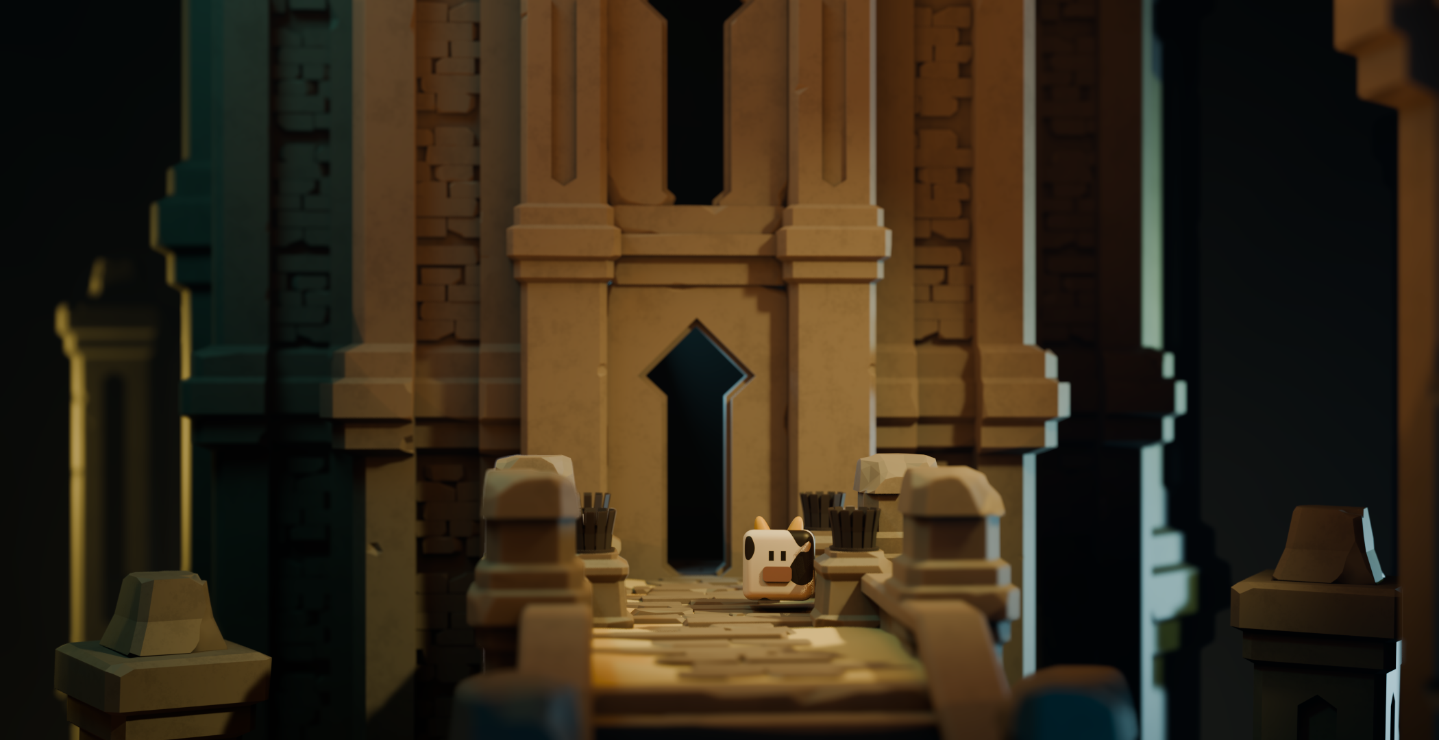 3d стилизованное подземелье — Изображение №4 — Иллюстрация, 3D на Dprofile