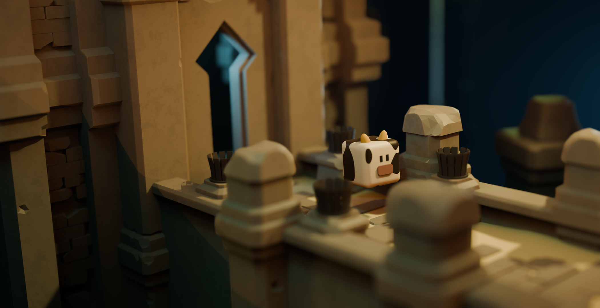 3d стилизованное подземелье — Изображение №7 — Иллюстрация, 3D на Dprofile