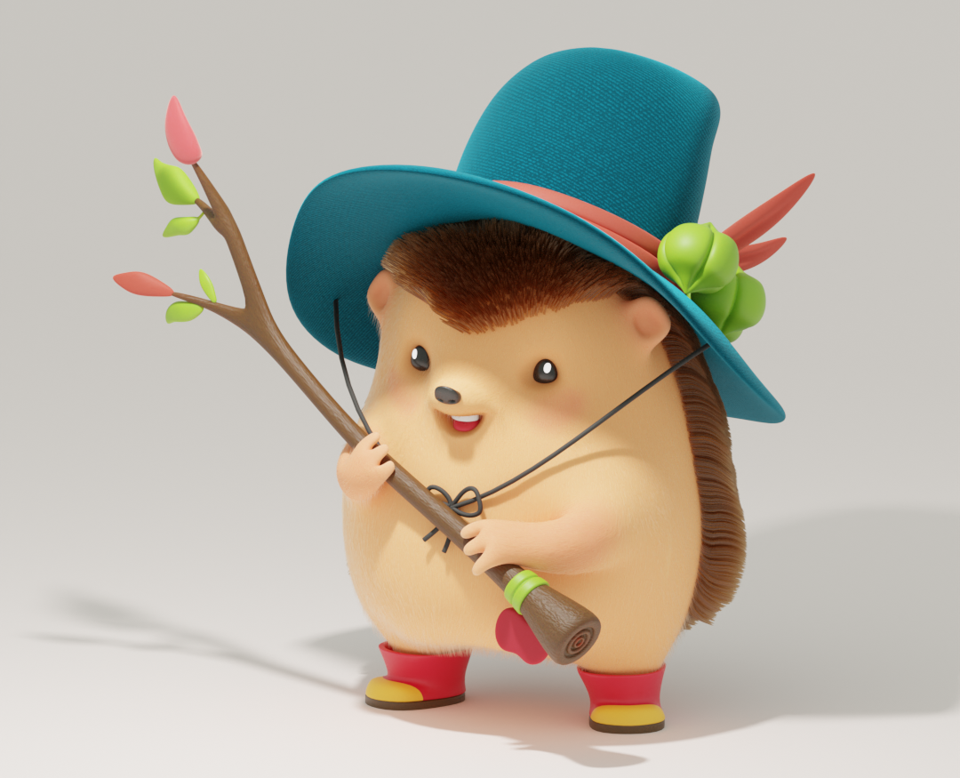 3д маскот — Иллюстрация, 3D на Dprofile
